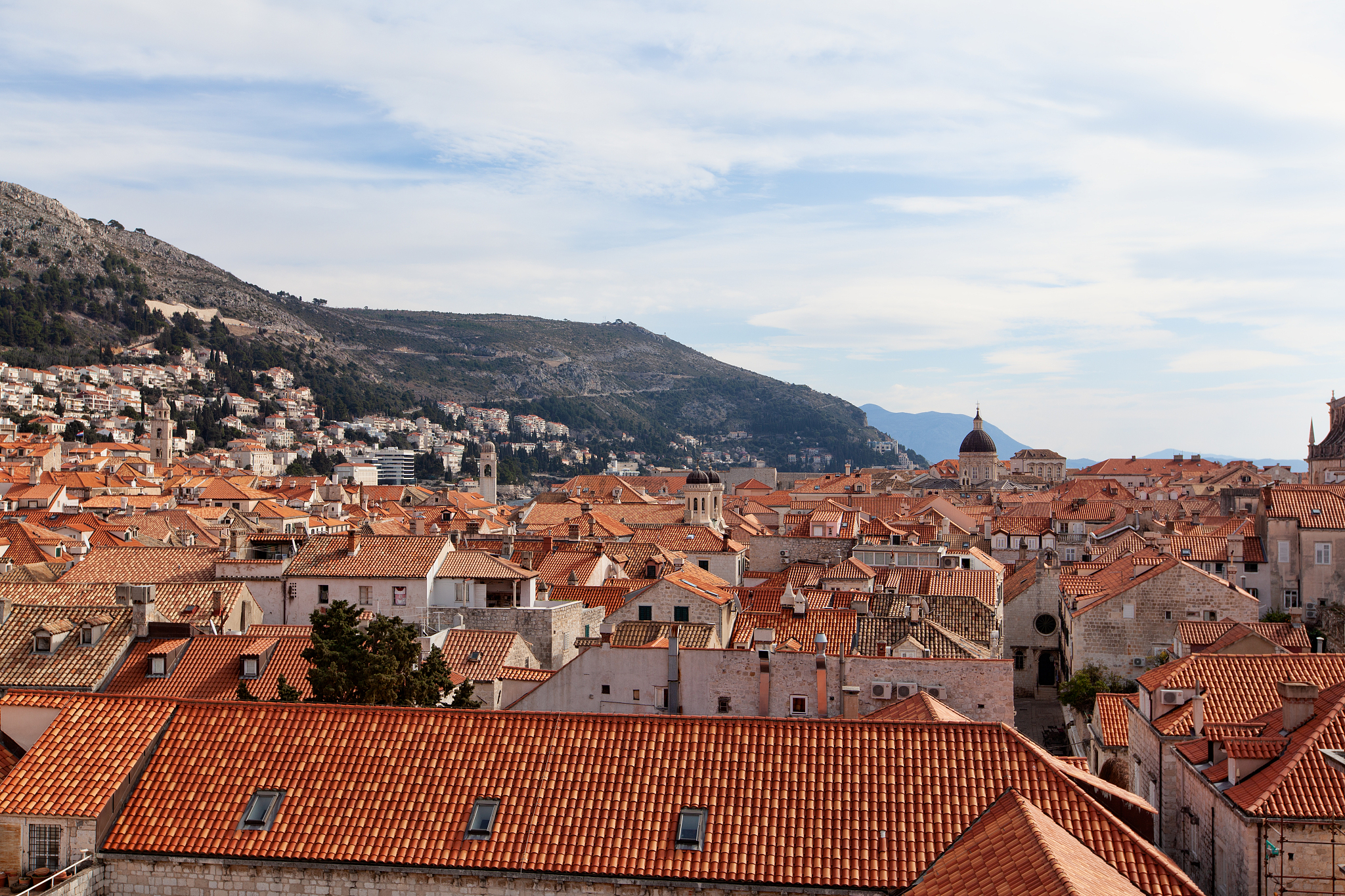 rooftops of dubrovnik, croatia