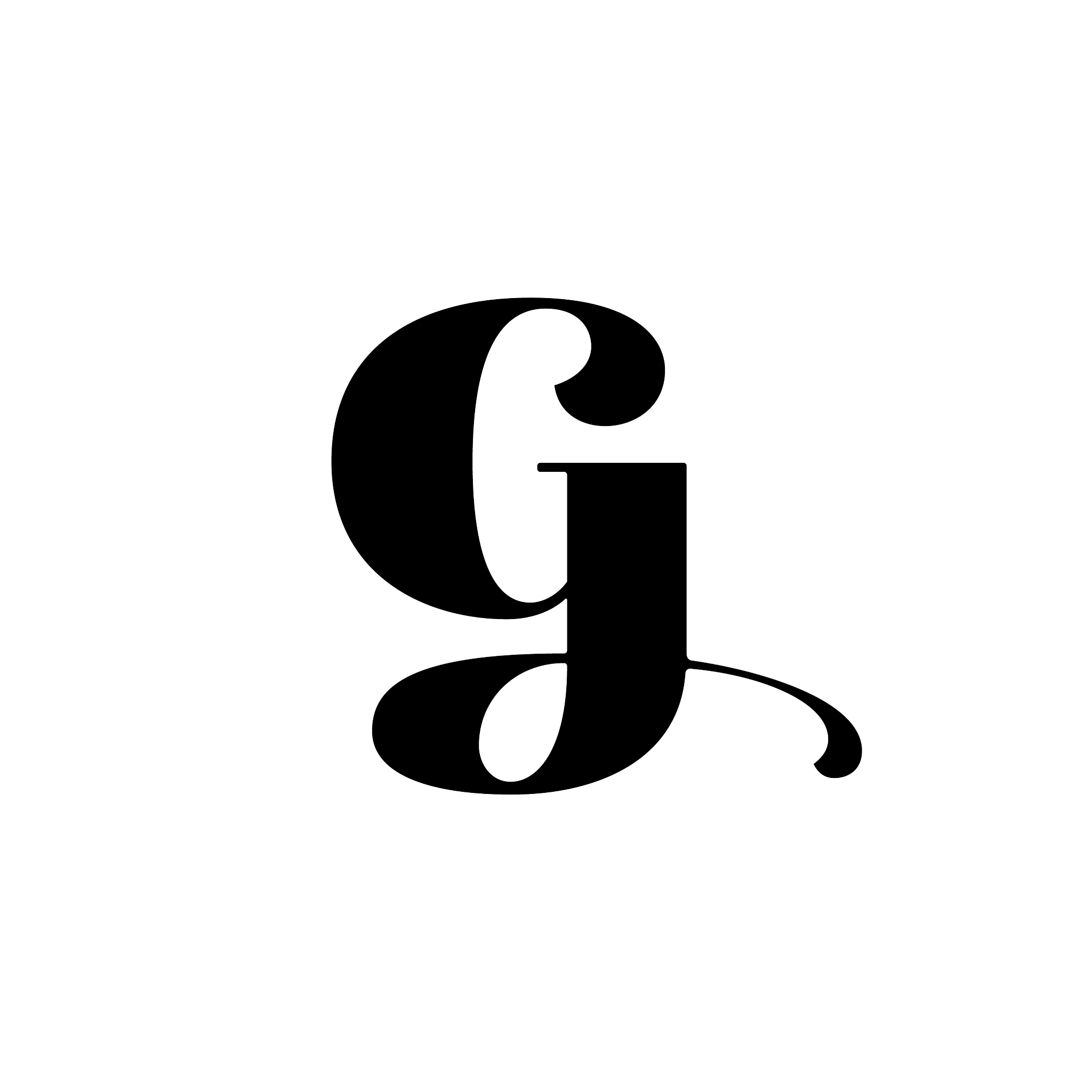 g letter logo design for fashion and beauty and