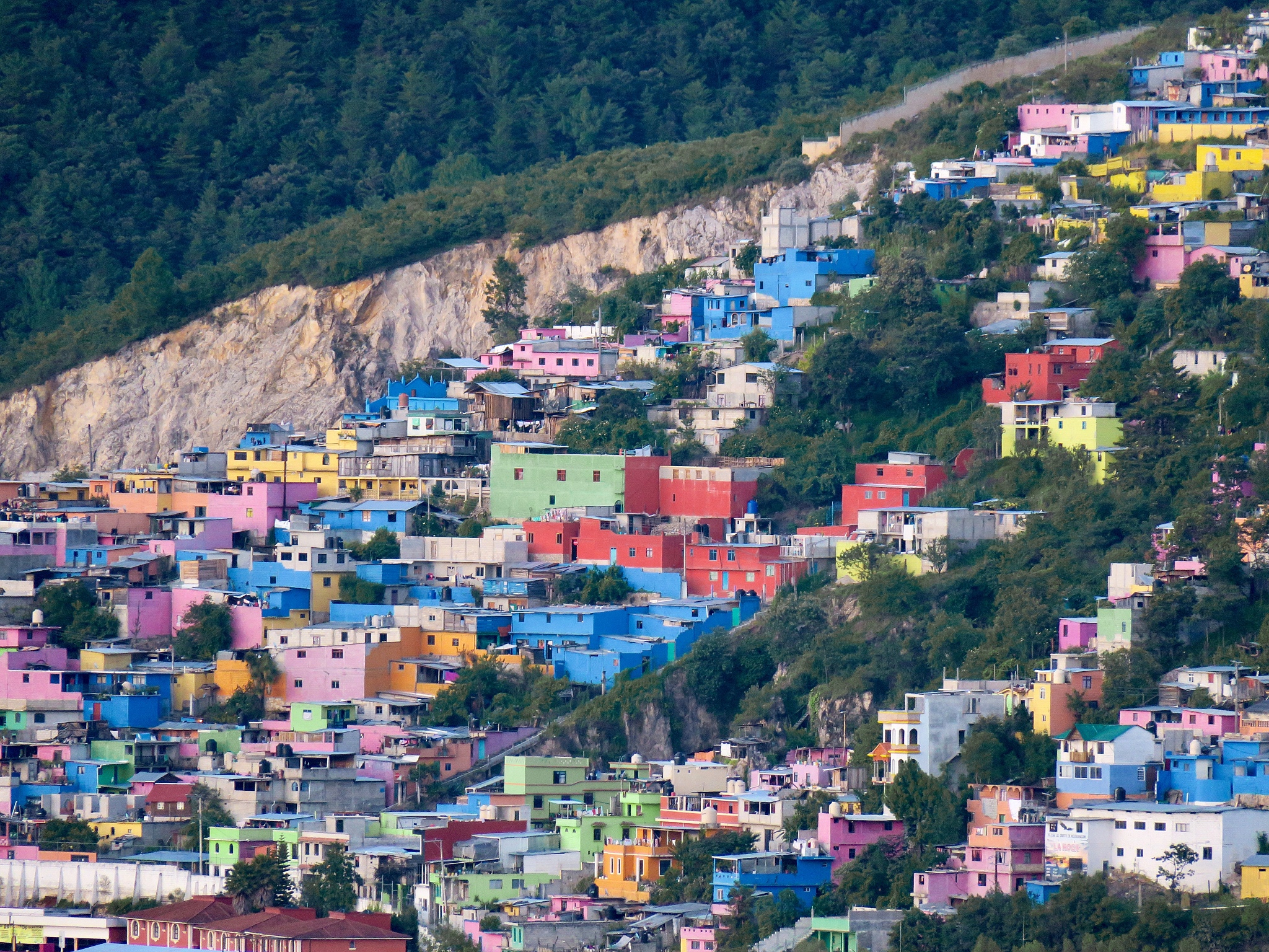 the colorful neighborhood