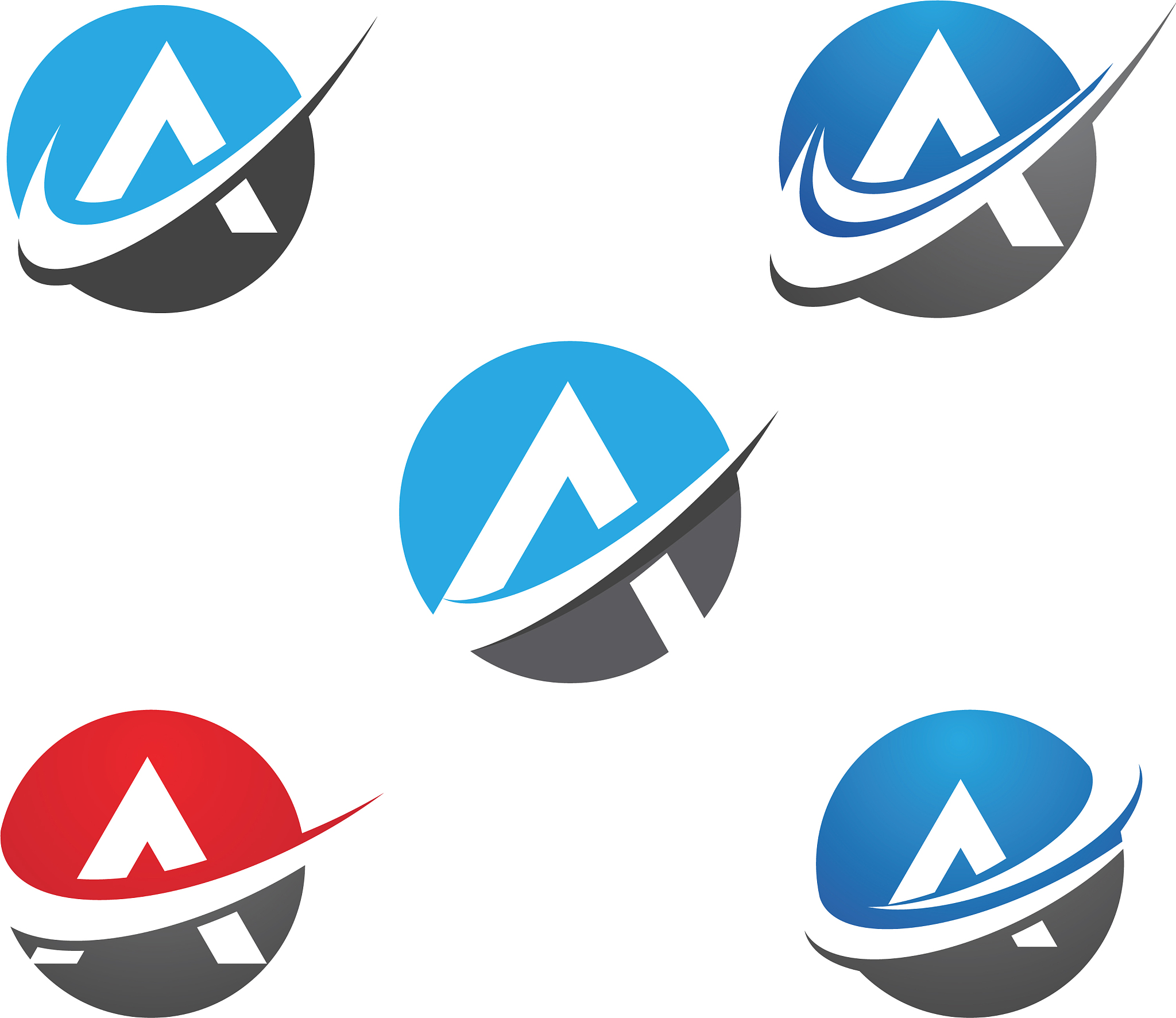 a letter logo business template