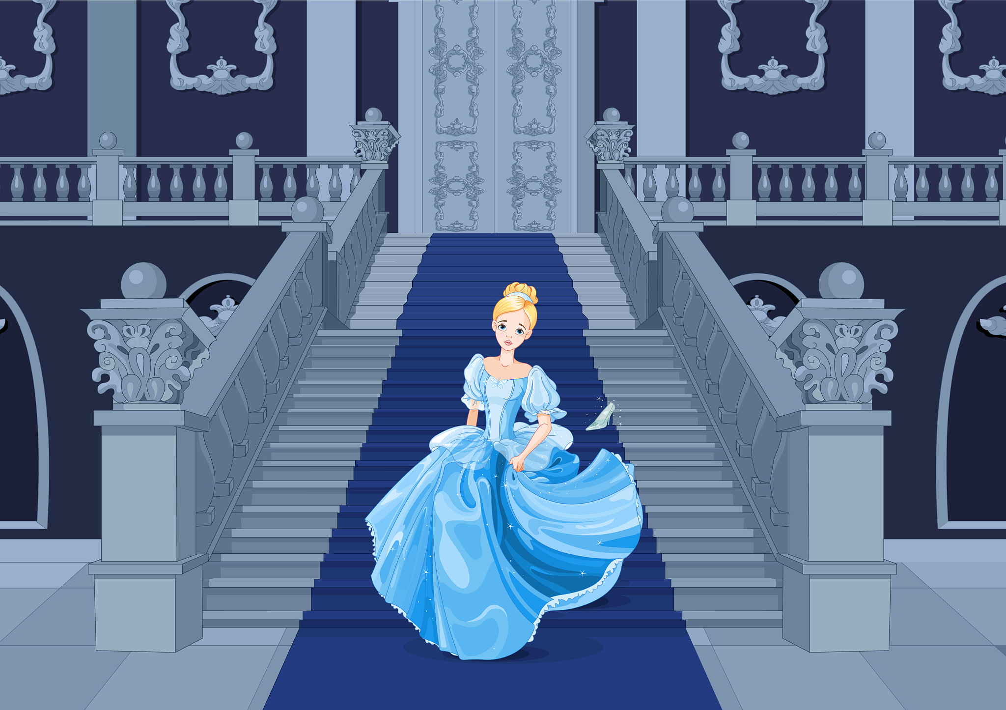 Cinderella 【English Version】Cinderella 【Long long ago there was a beautiful girl called Cinderella living happily with her parents They were rich A vicious woman yearns for their property So she locks
