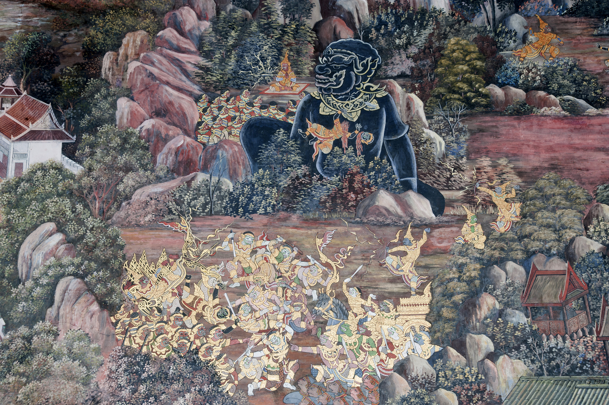 thai style painting art