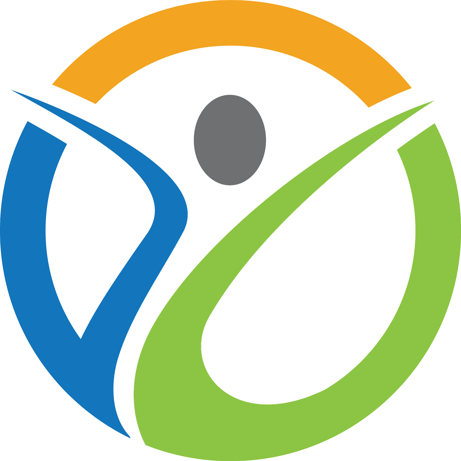 human character logo sign health care logo sign