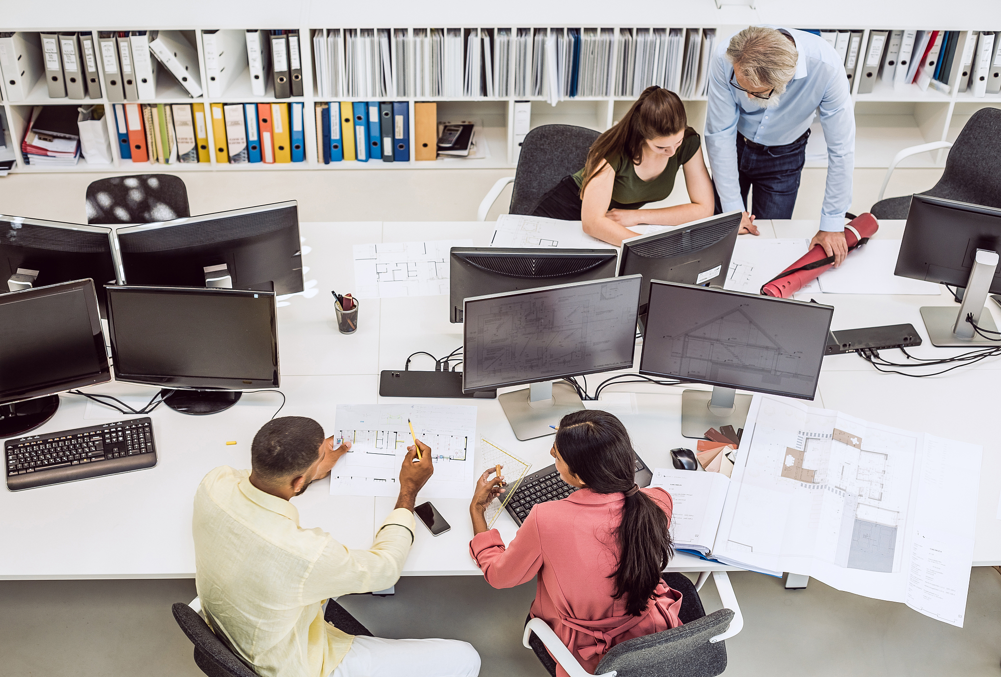 business people working in the office