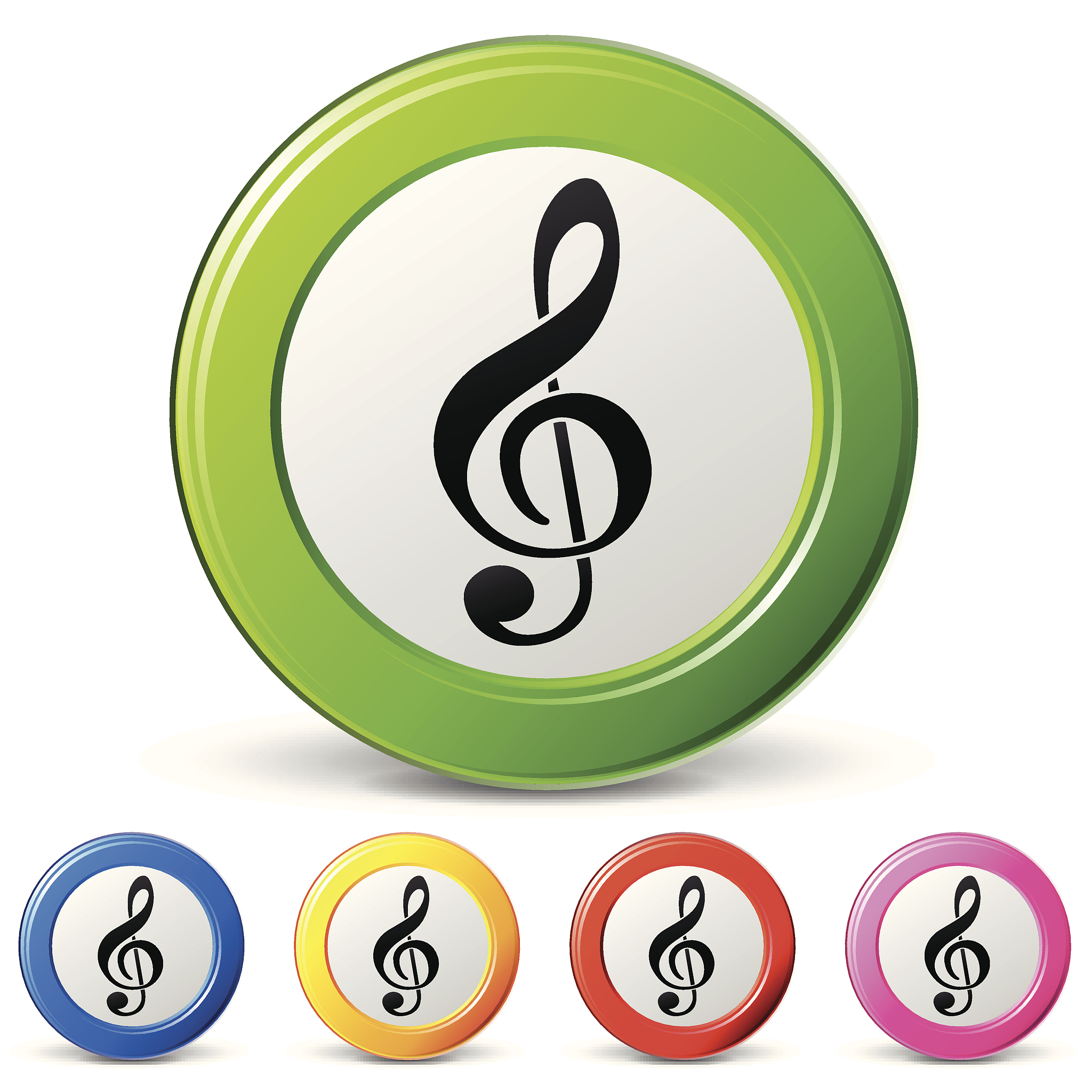 vector music icons