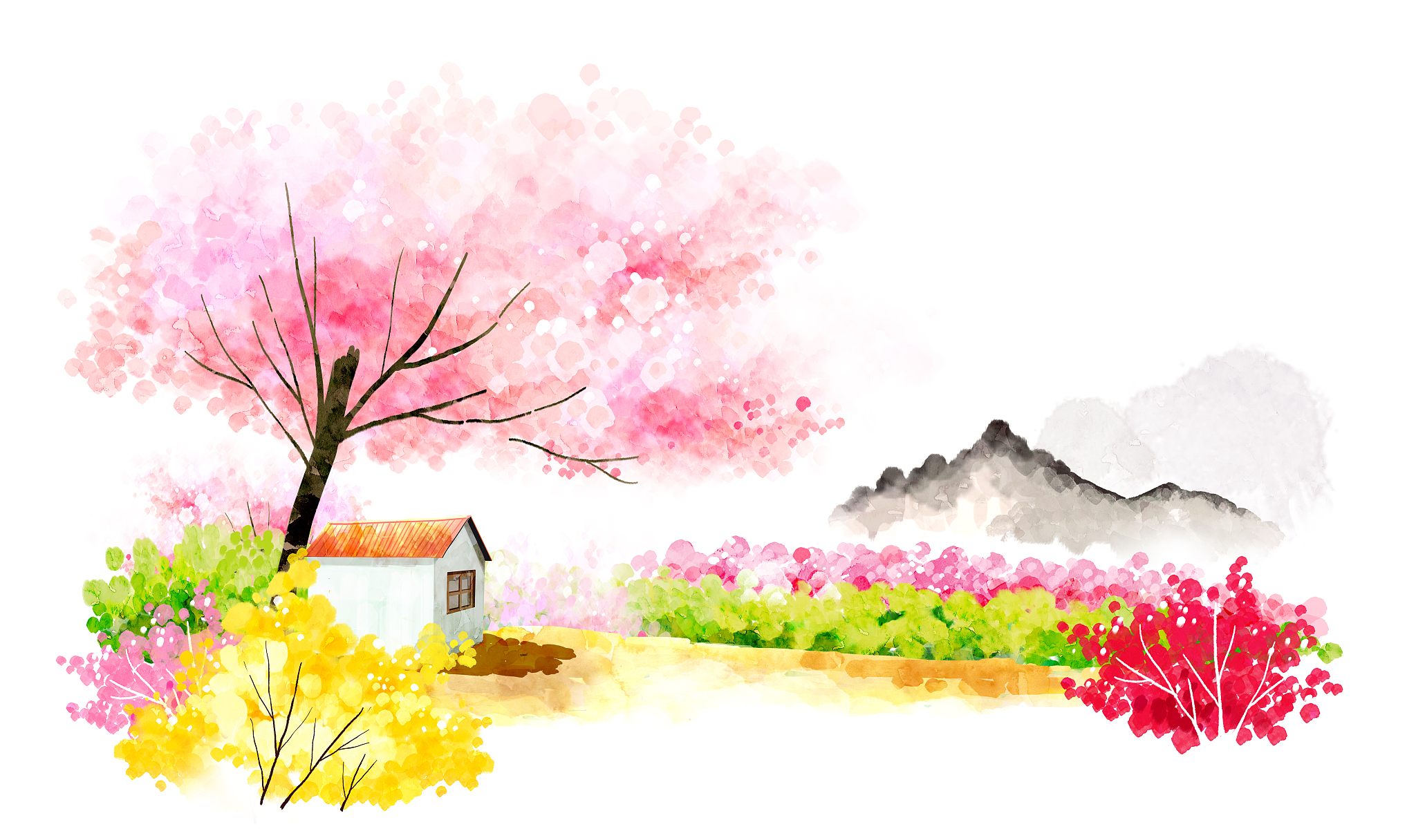 漫谈生活手绘春景活动策划案的活动背景