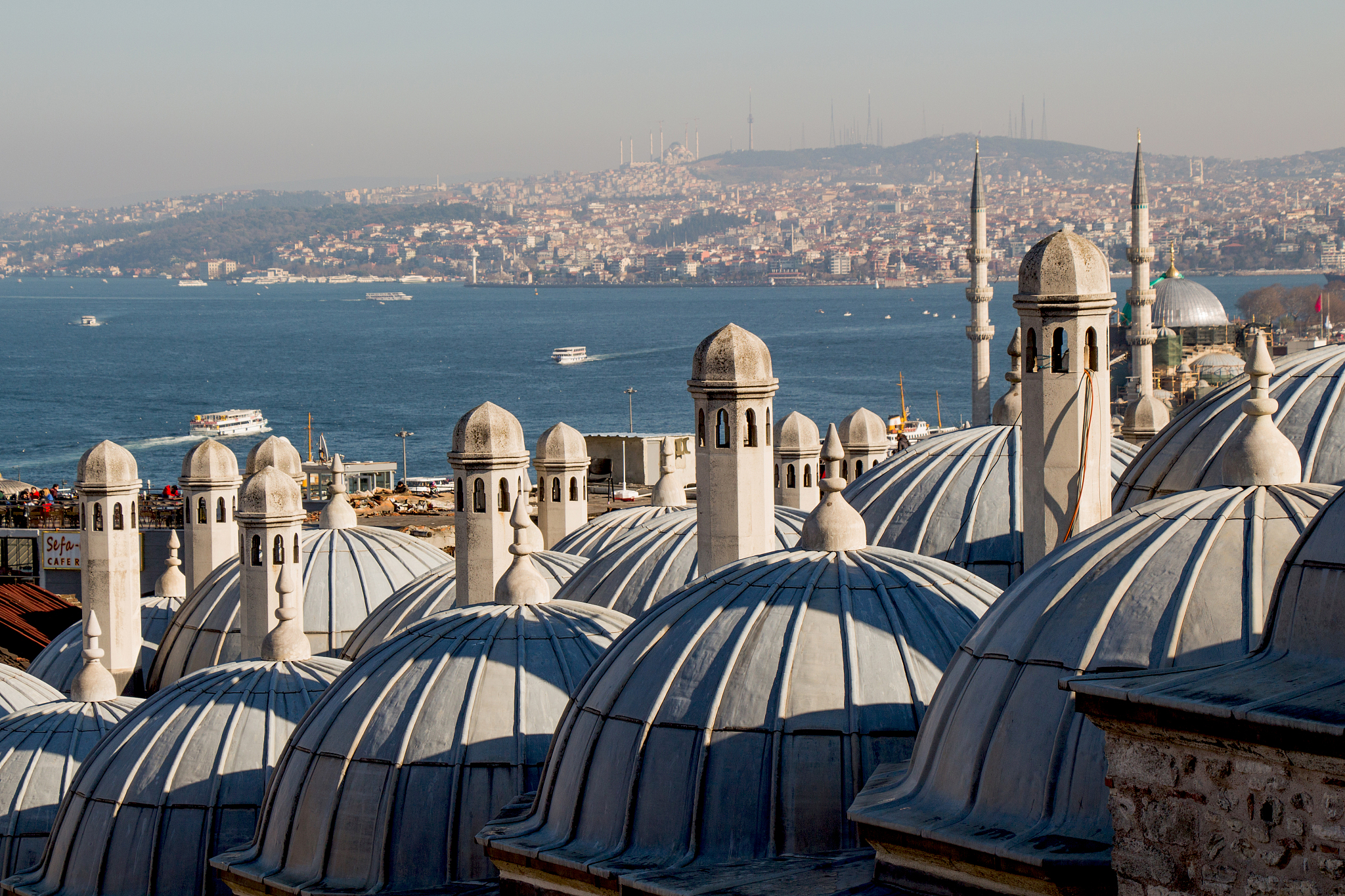 outer view of dome in ottoman architecture  in turkey