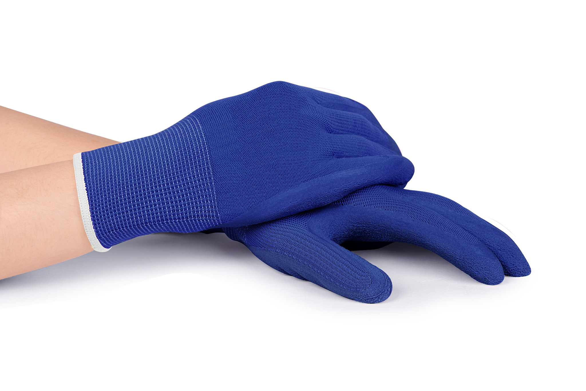 gloves for putting on compression hosiery. latex medical rubber 
