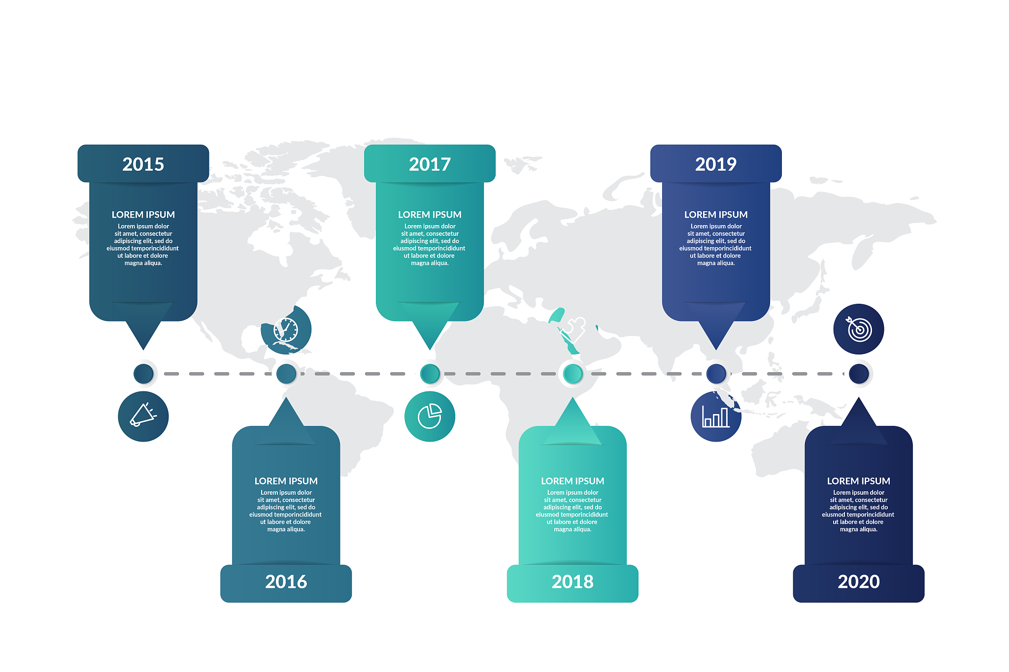 timeline infographic template design