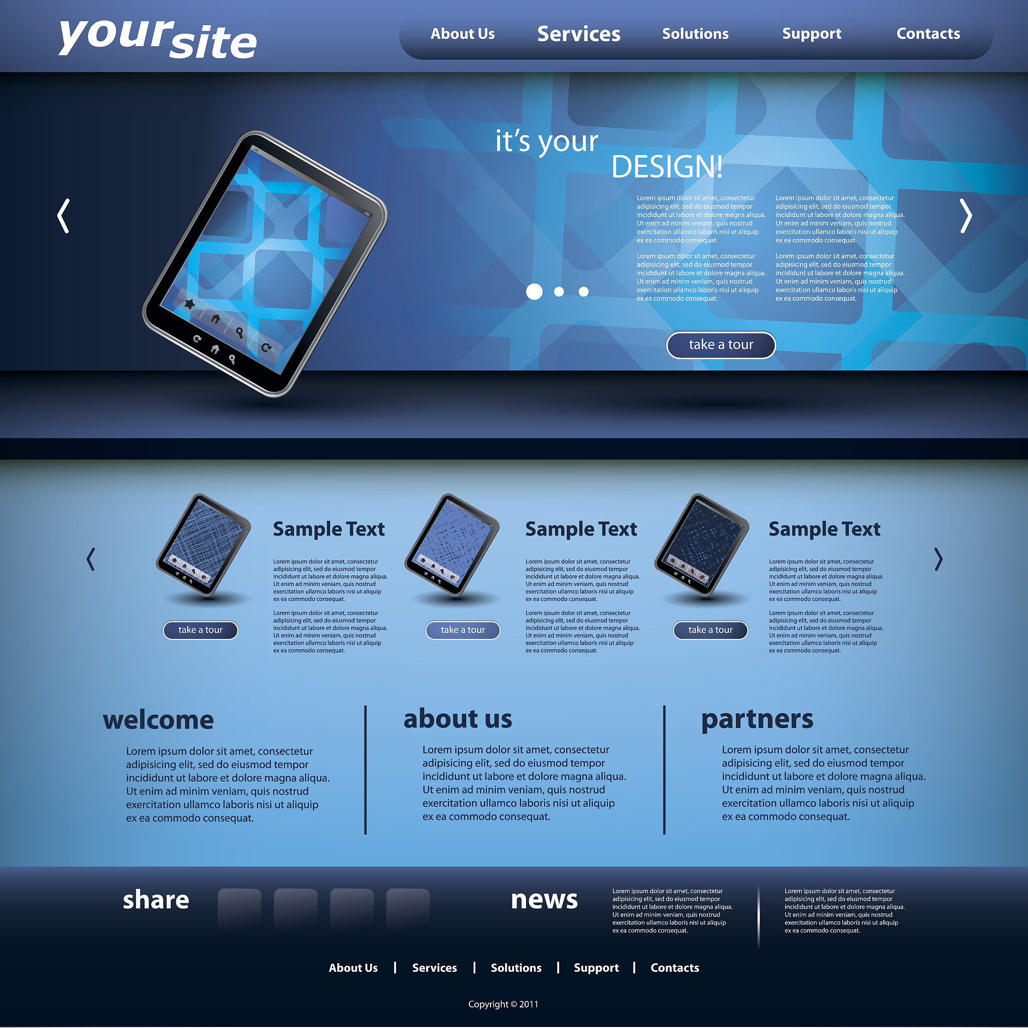 website template