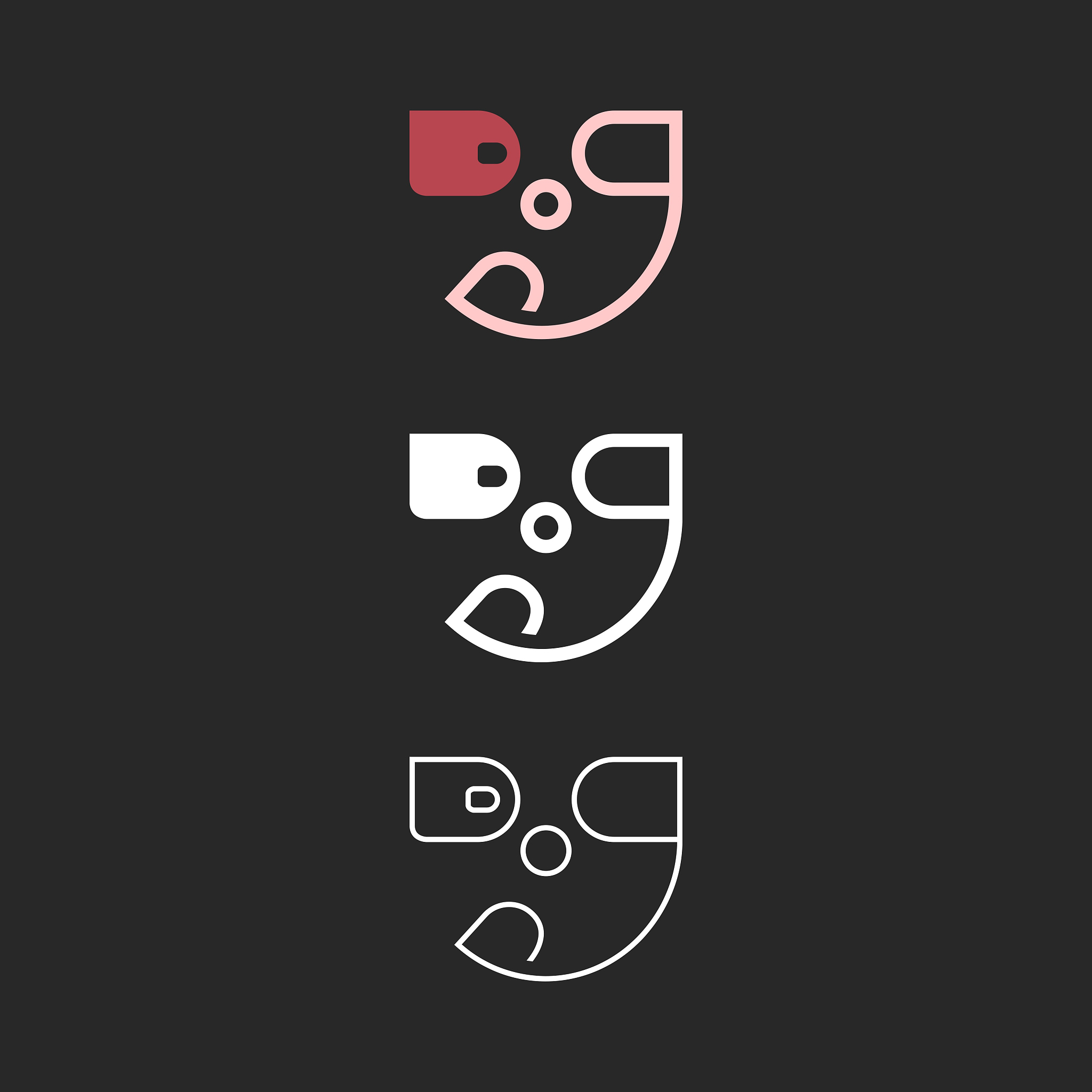 dog - typography series