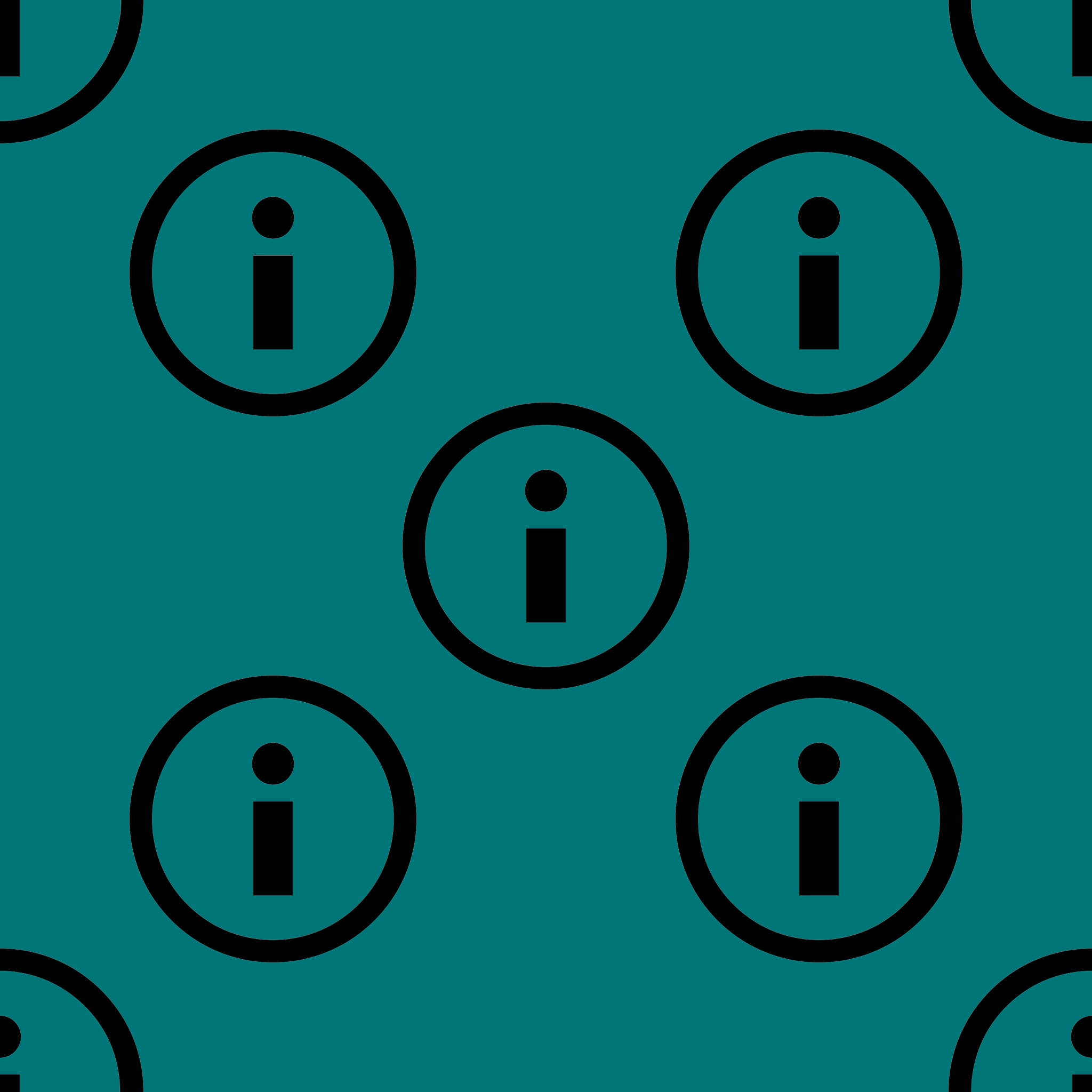 info web icon flat design seamless pattern