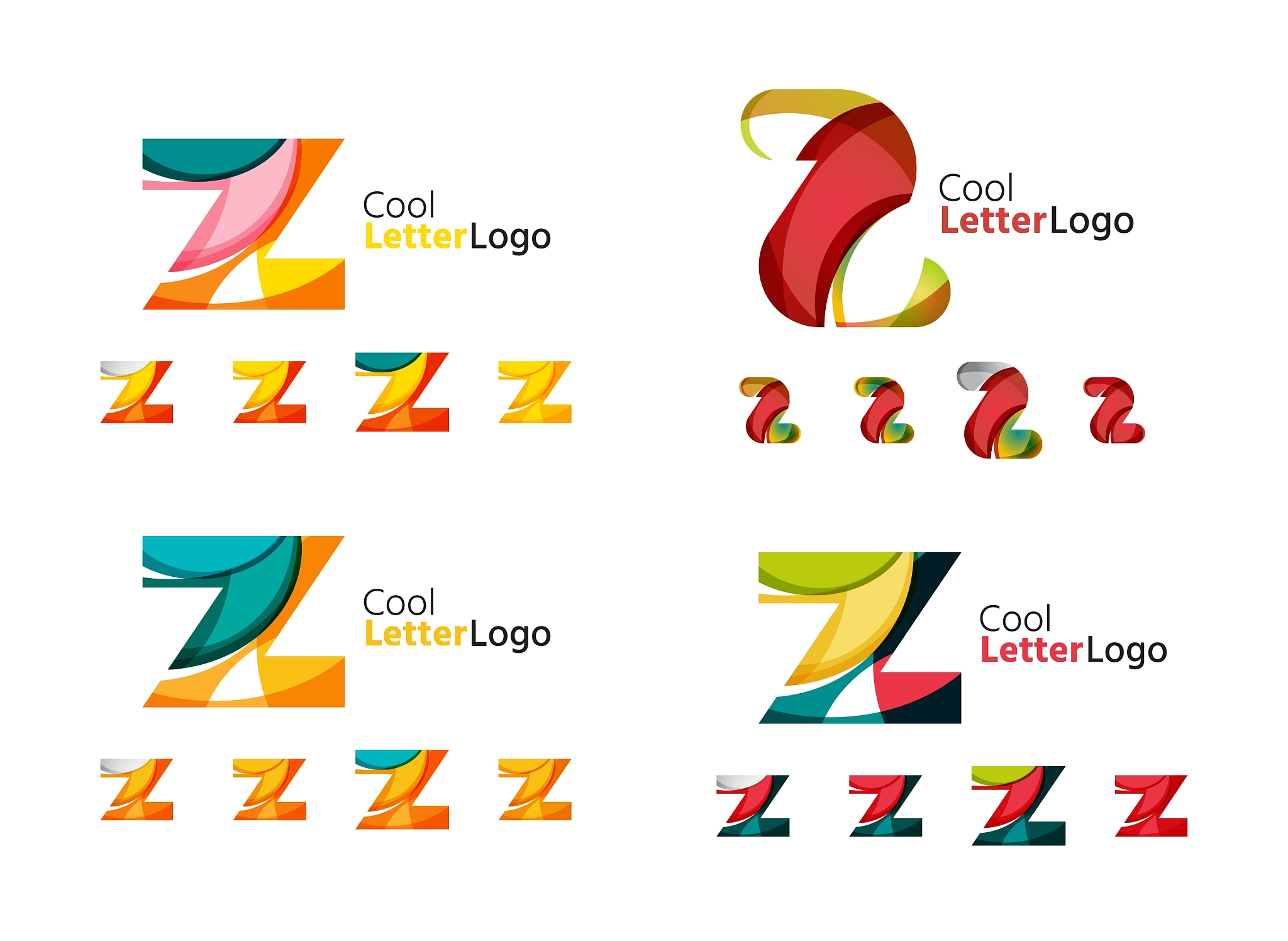 letter business emblem collection