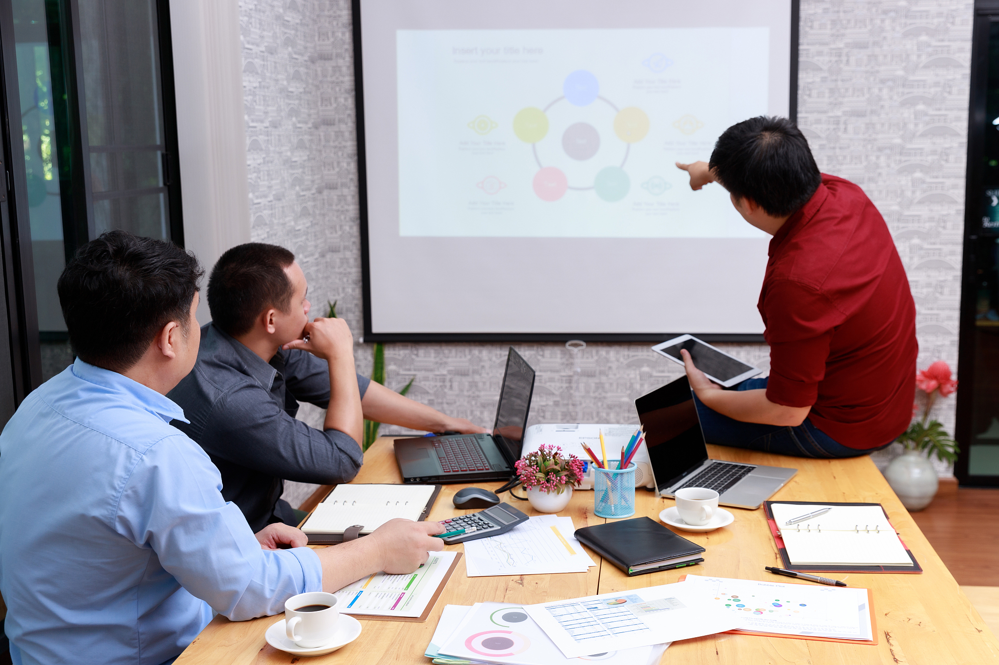 small and medium enterprise business concept of ,businessman pre