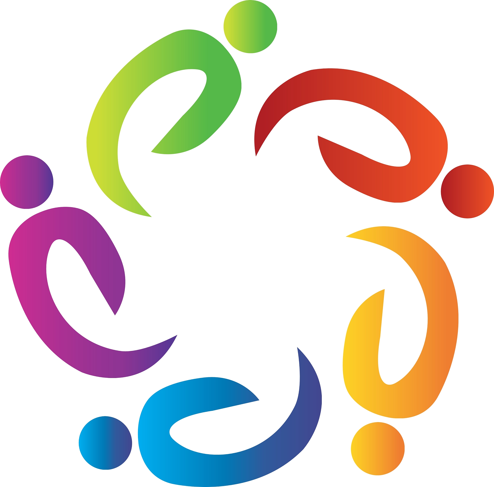 teamwork charity people logo