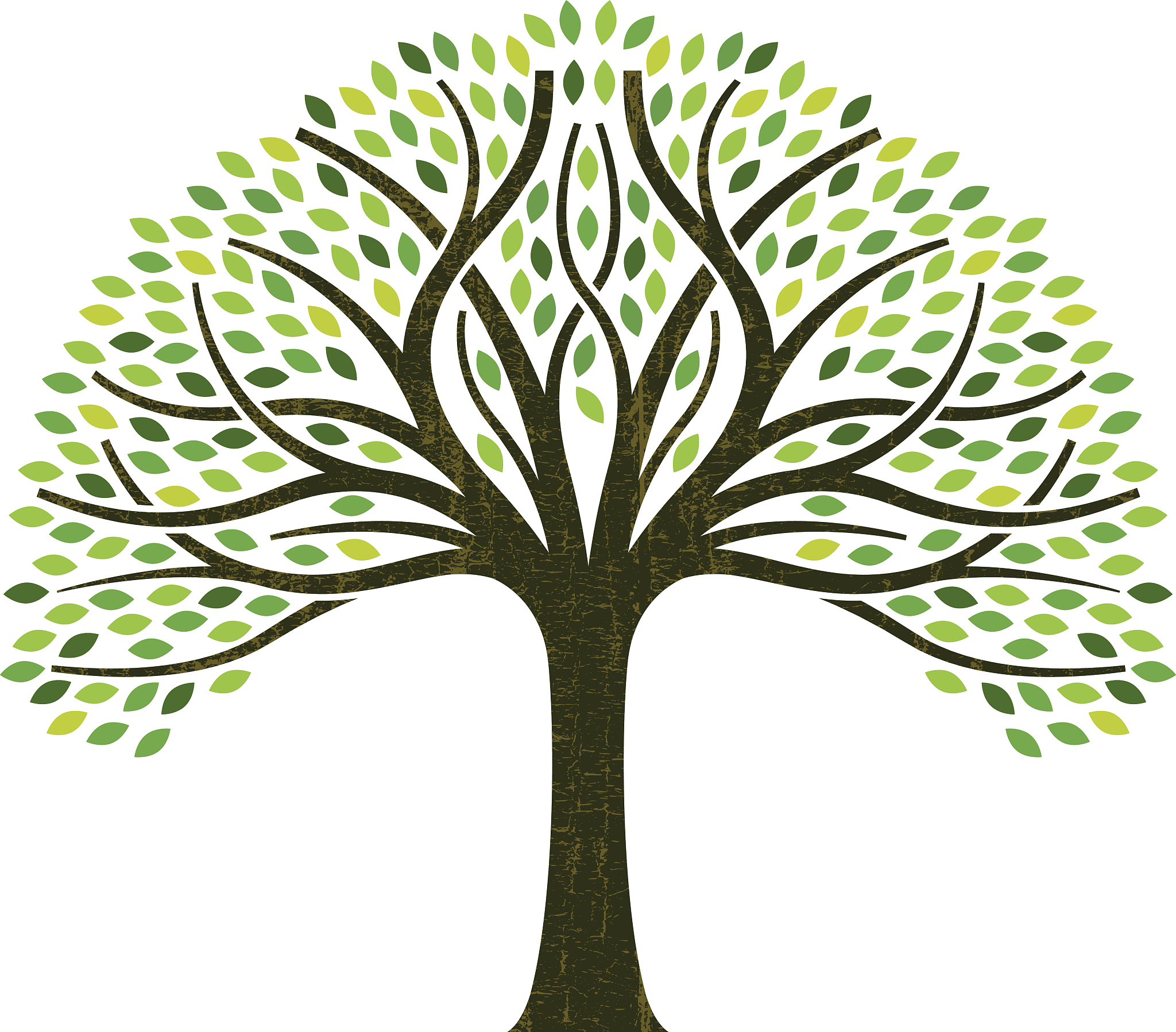 little curved tree illustration