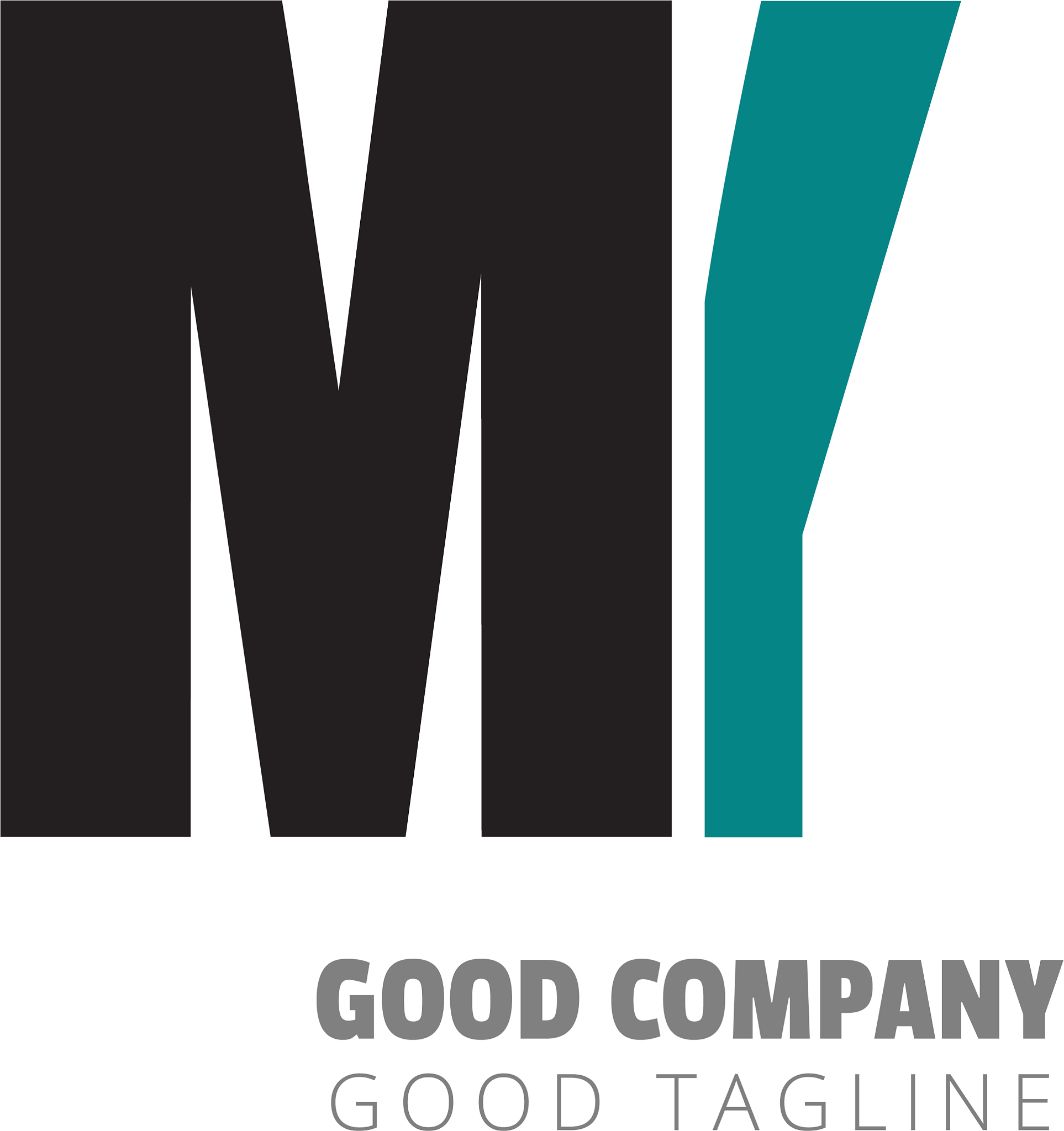 initial letter design logo