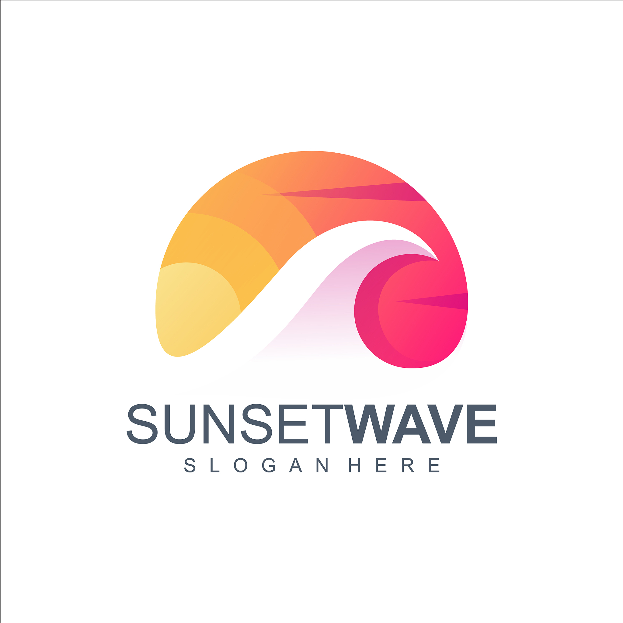 wave logo design