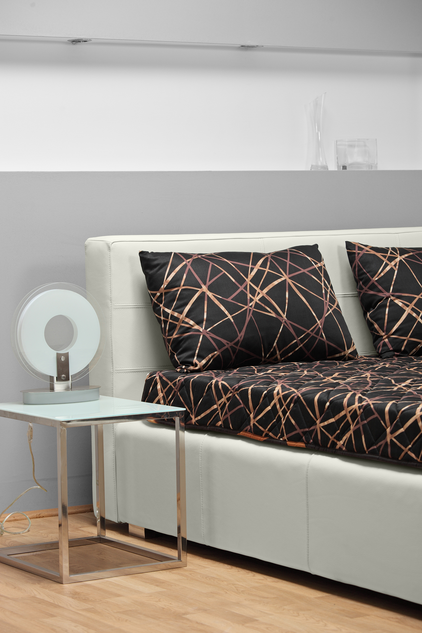 bed in a bedroom
