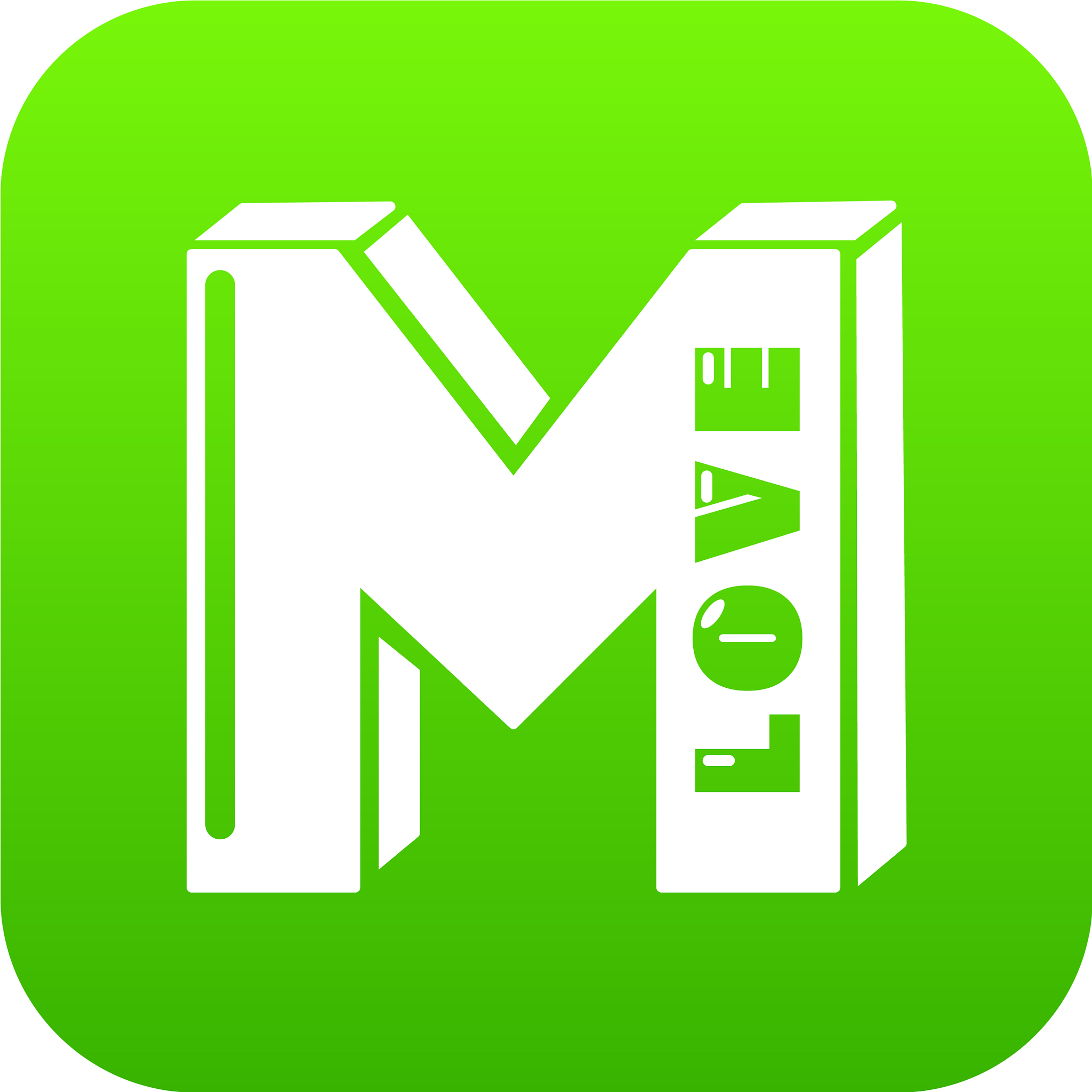 celebration day icon green