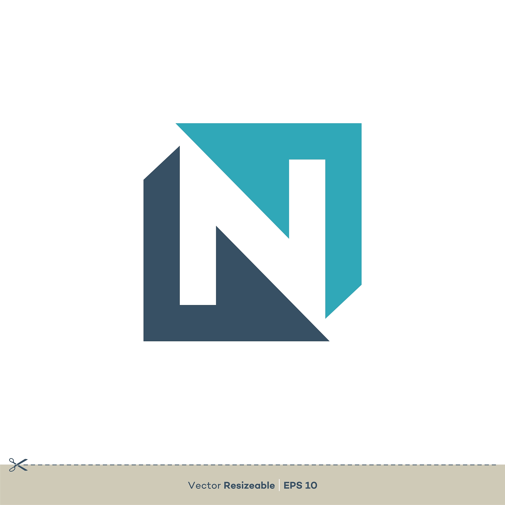 n letter vector logo template illustration design. vector eps 10
