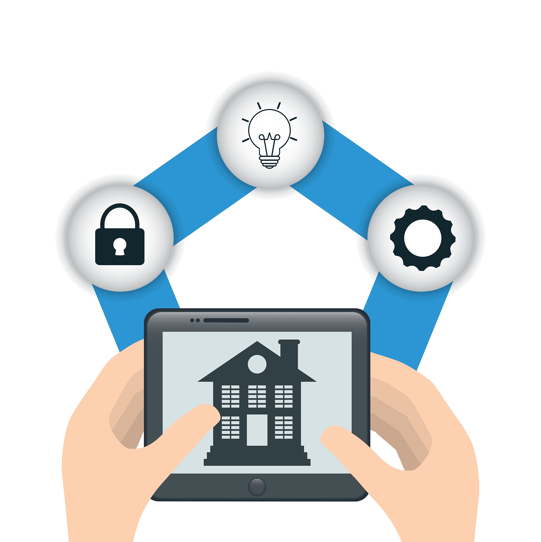 smart home house icon set