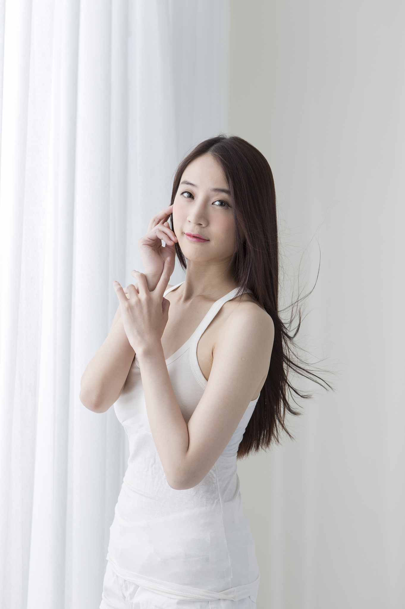 女性,早晨,起床