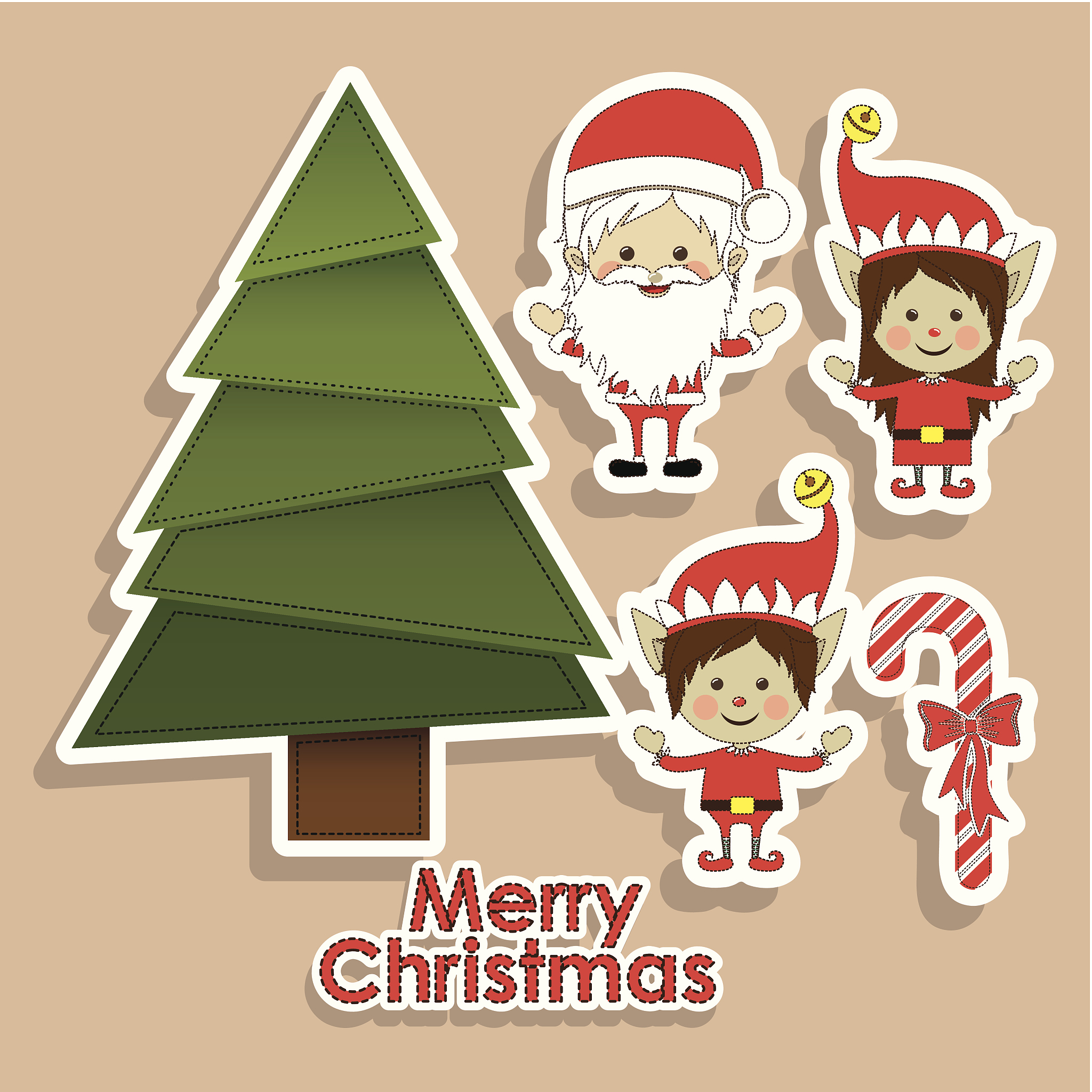 3个句子，用Christmas Things描绘节日氛围
