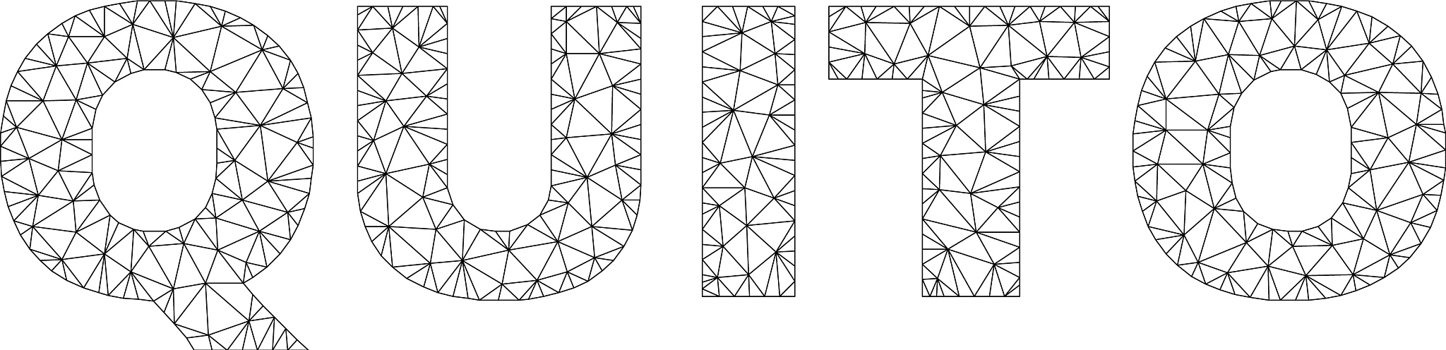 polygonal 2d quito text label