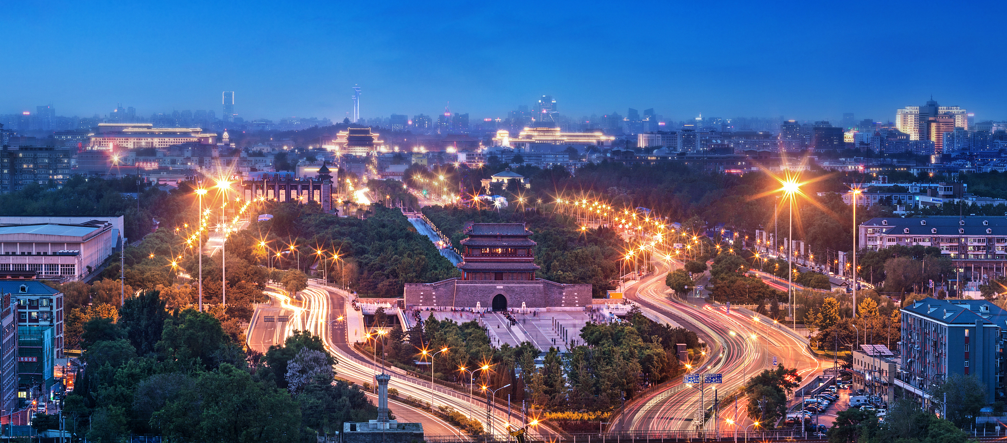 北京永定门城楼