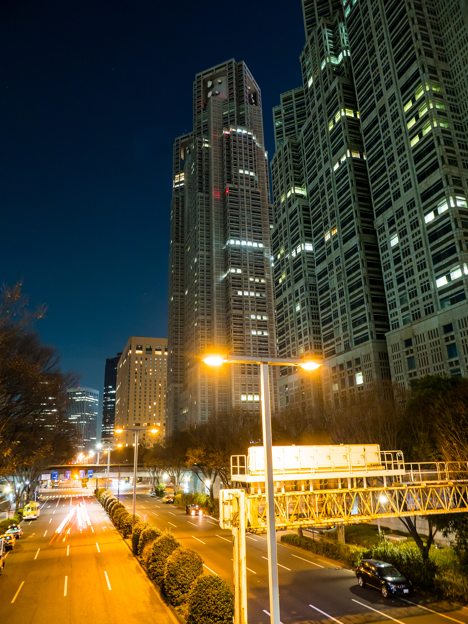 japan night view illumination
