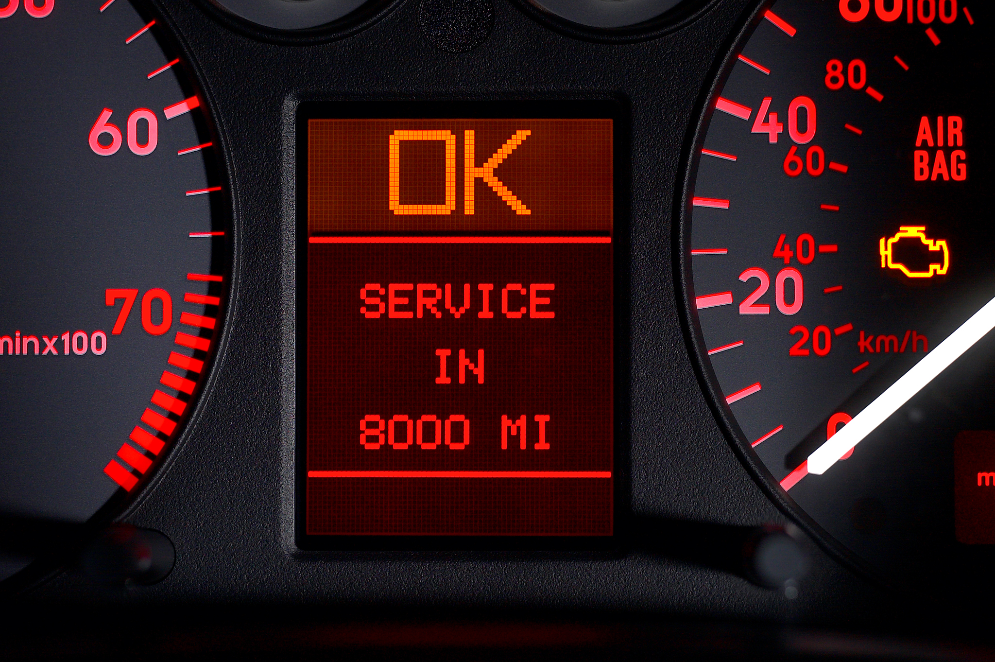 digital car odometer
