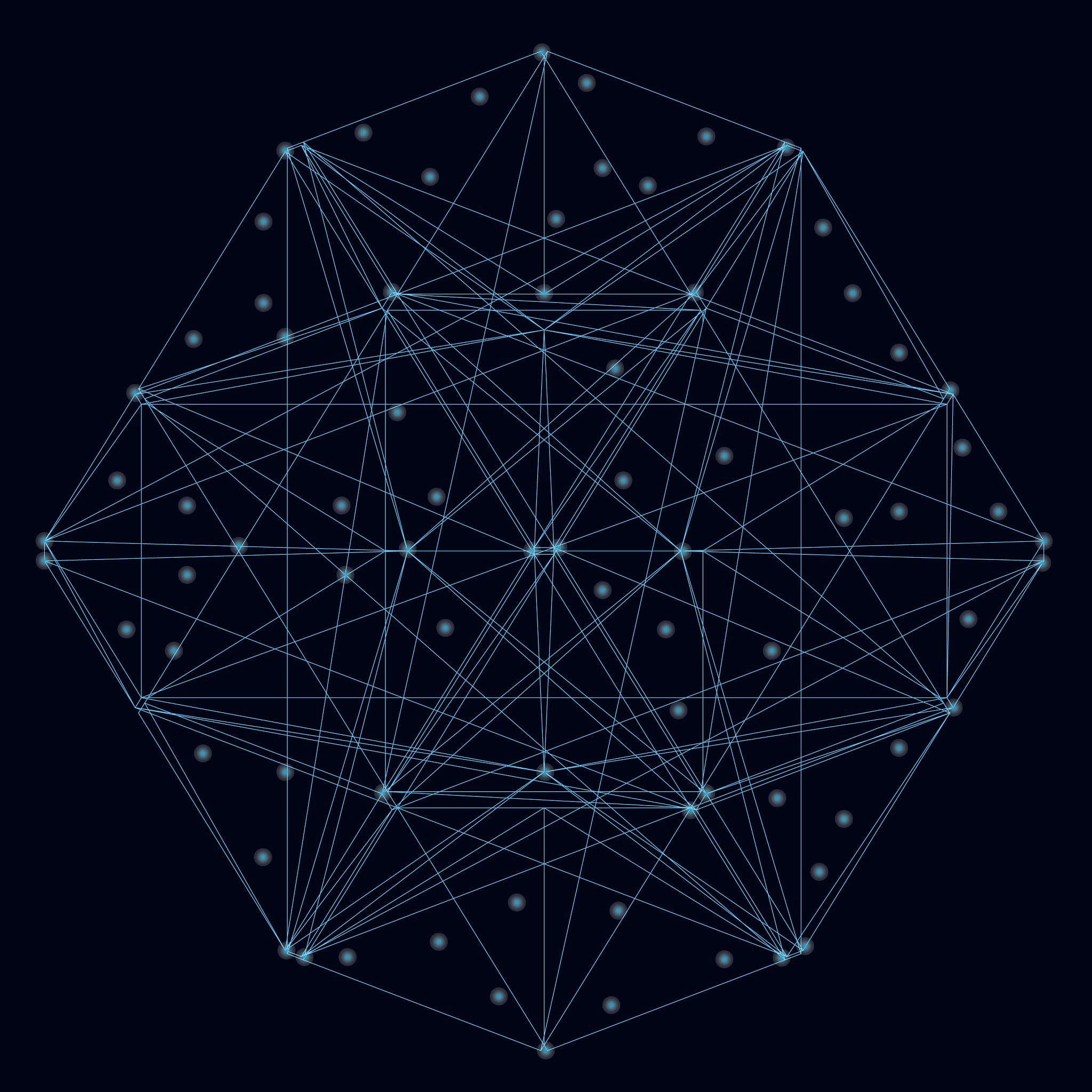 abstract geometric shape their blue lines on a