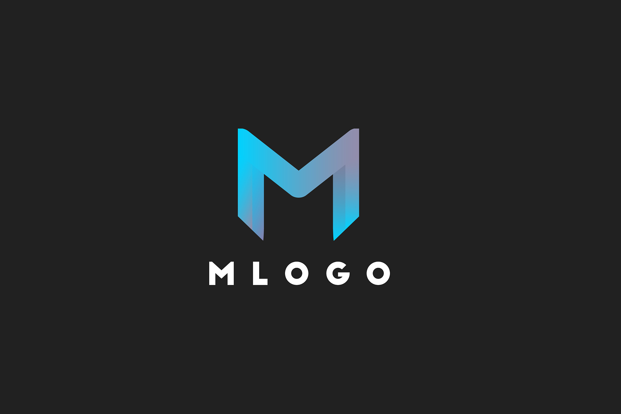 m minimal logo design letter m logotype