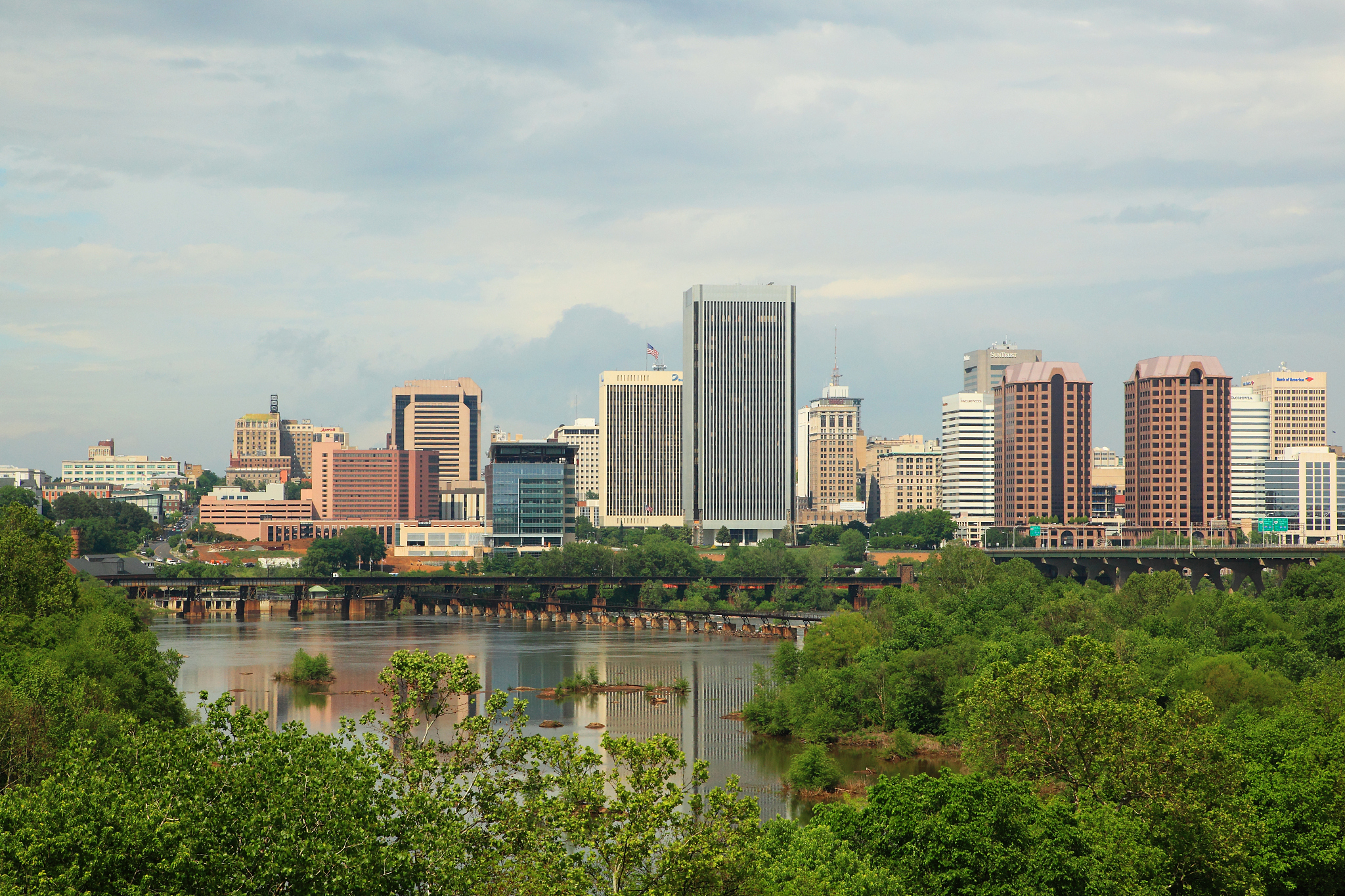 skyline of richmond virginia