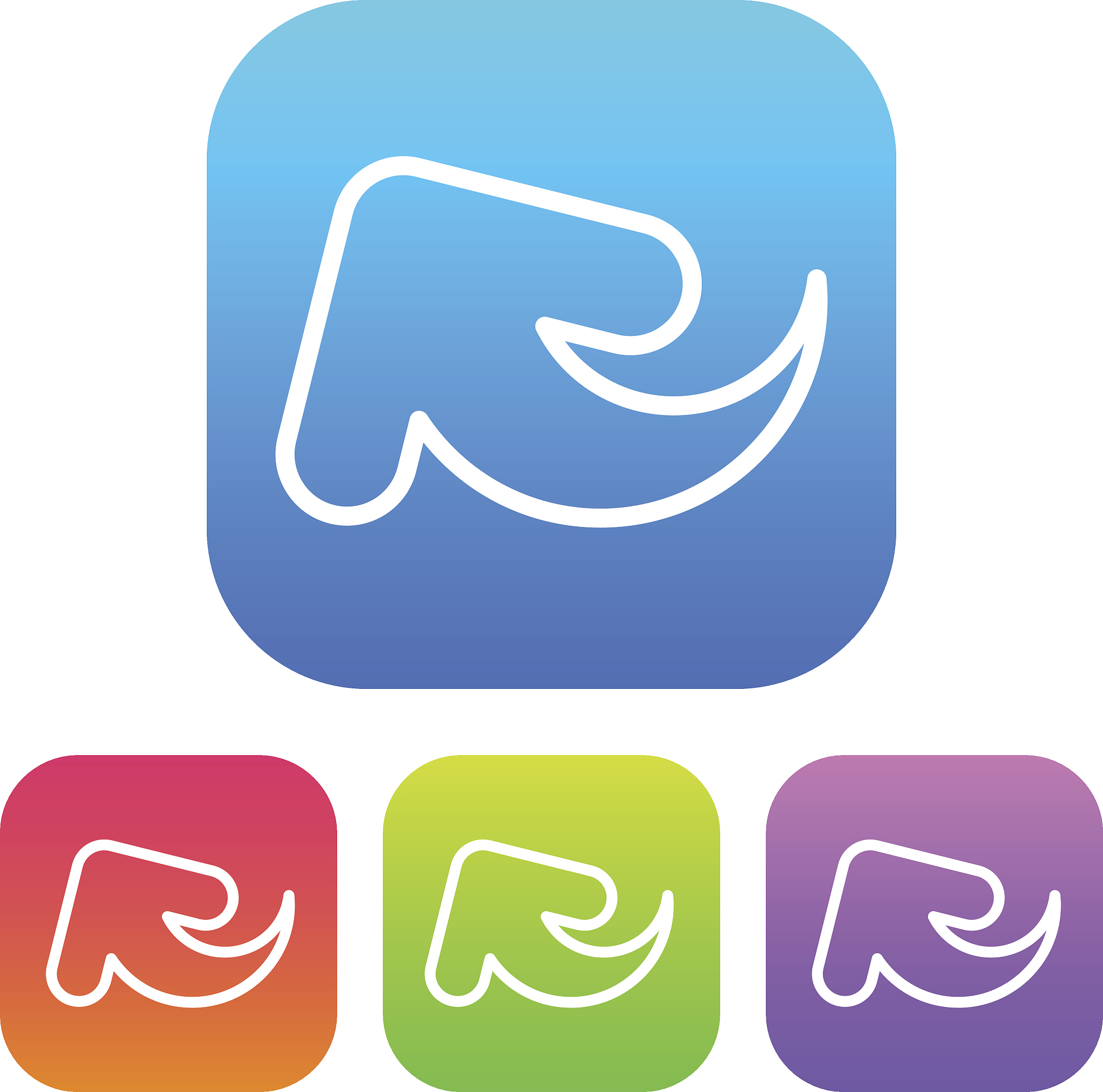superlight interface arrow icon
