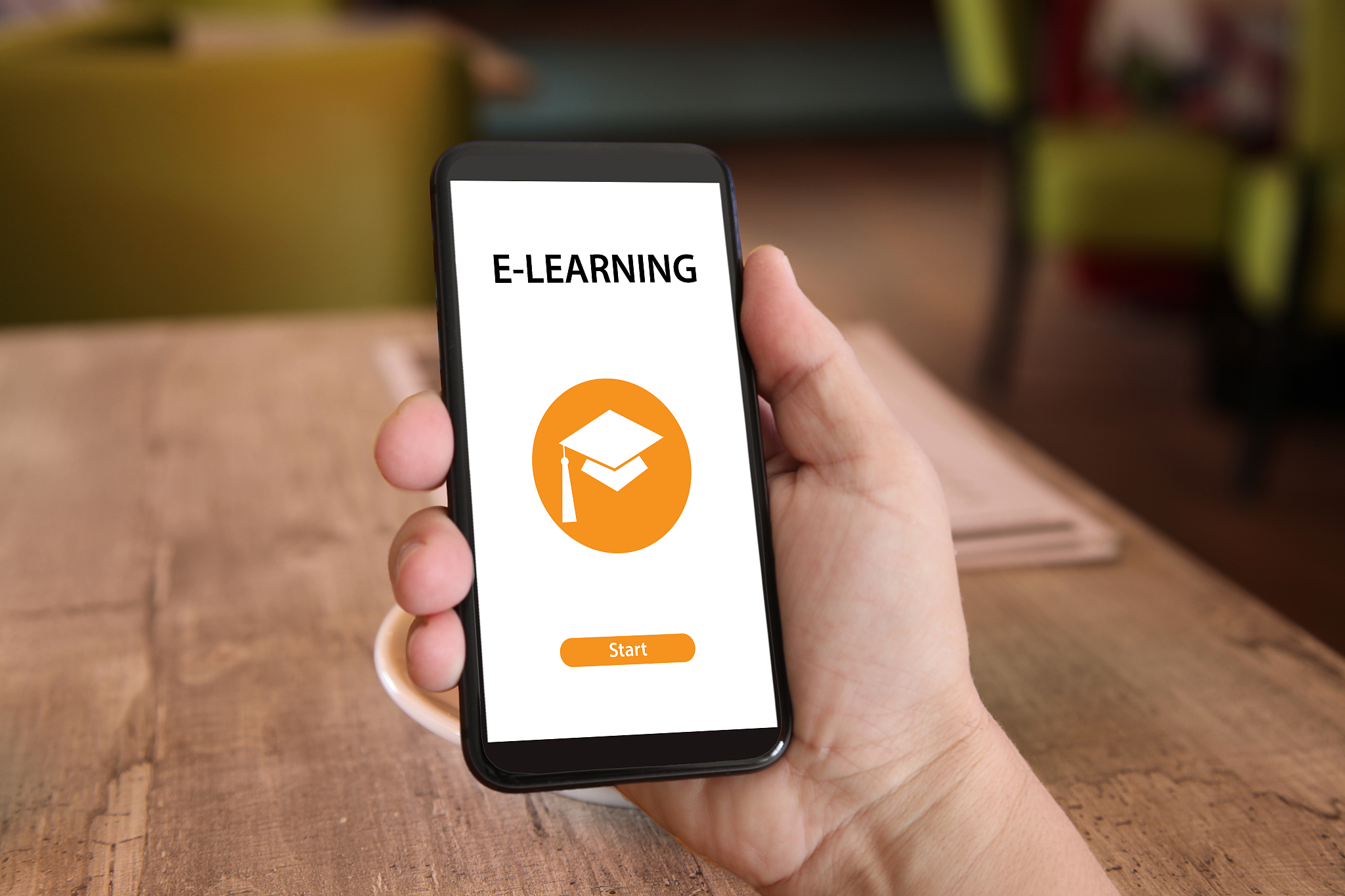 mobile phone online learning webinar e-learning