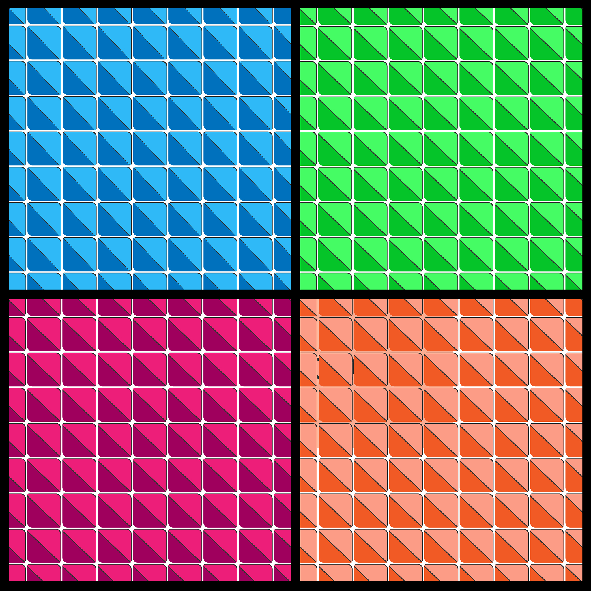 红色方砖与绿色方砖的比例是多少？