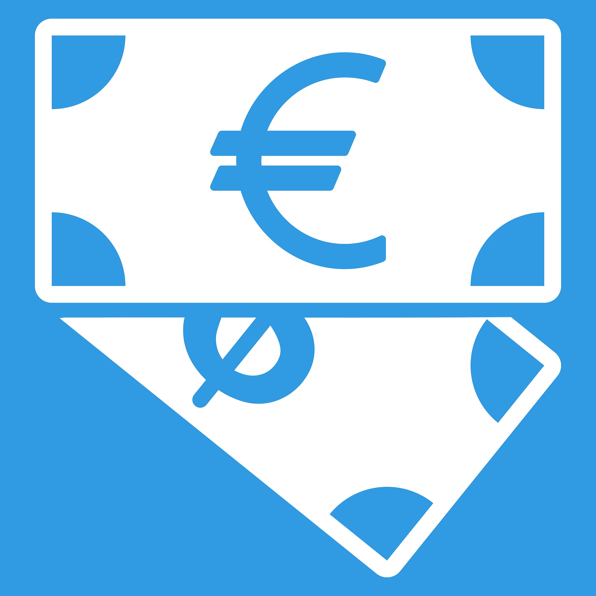 banknotes icon from business bicolor set