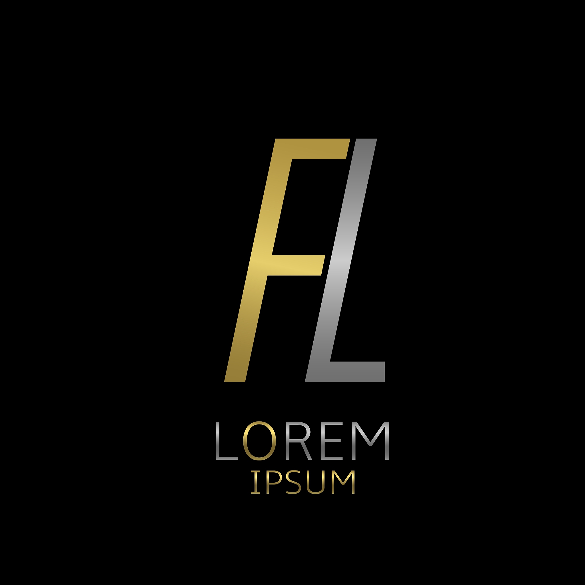 fl letters logo