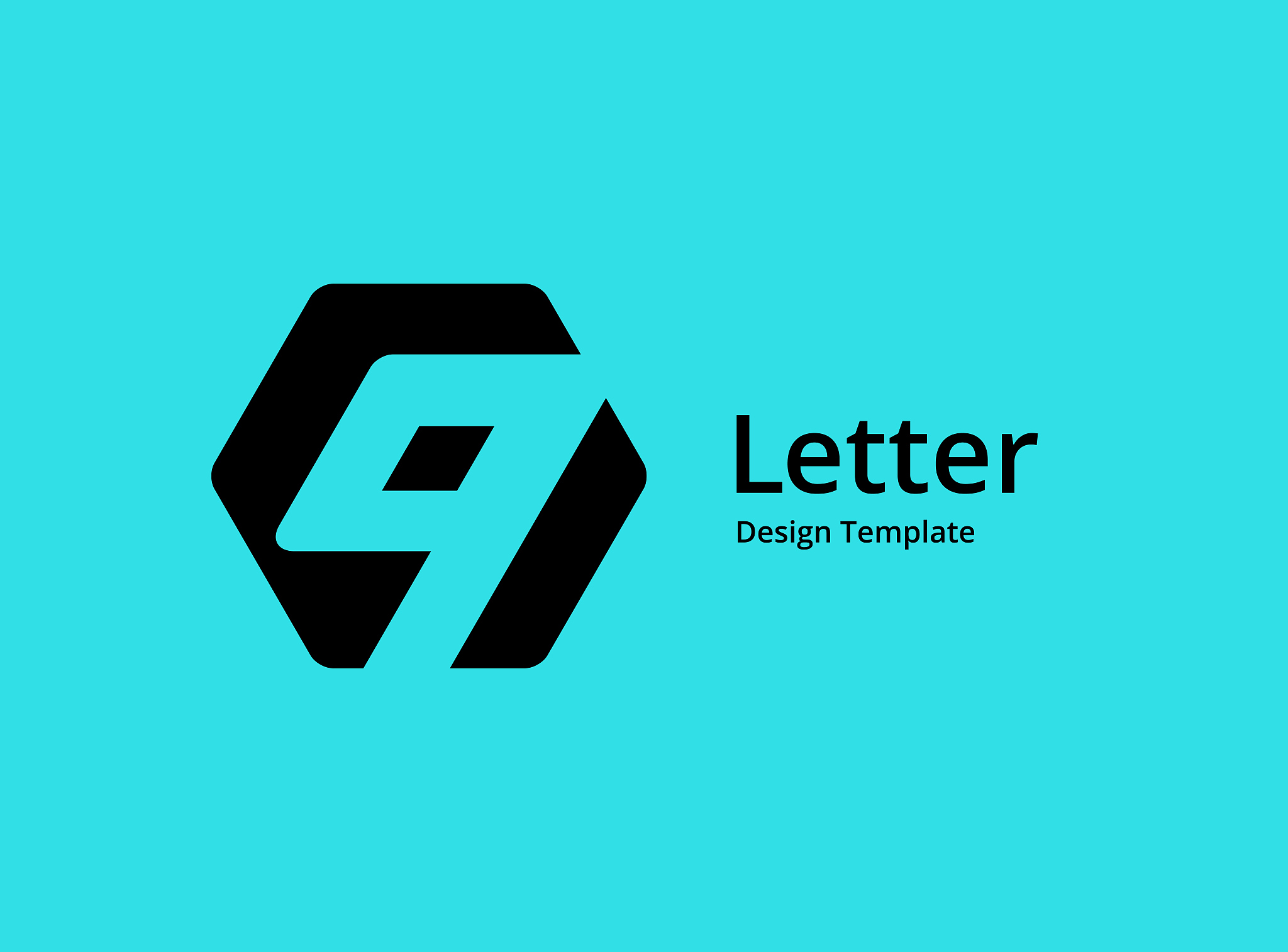 letter q or number 9 logo icon design