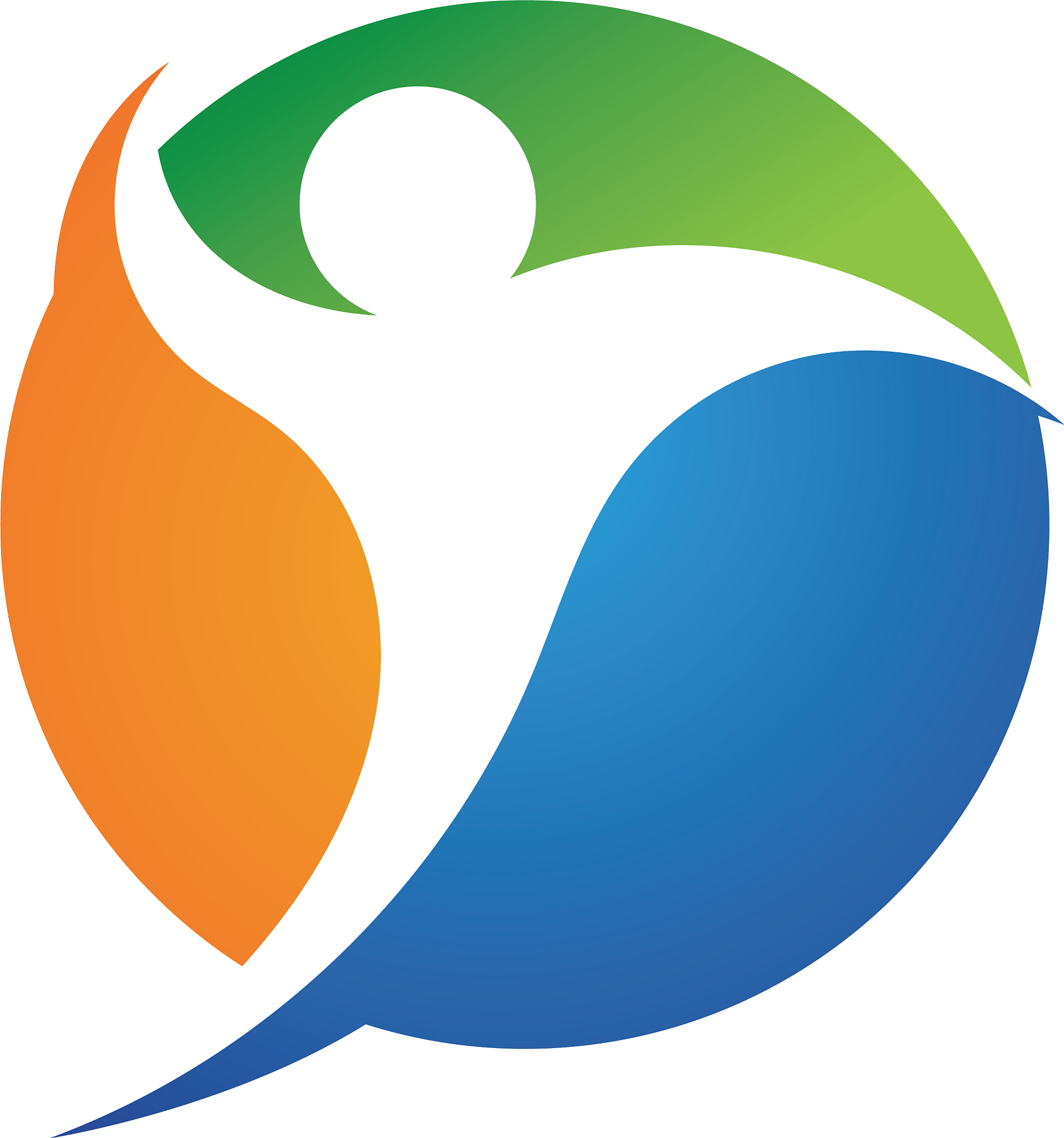 healthy life woman logo template