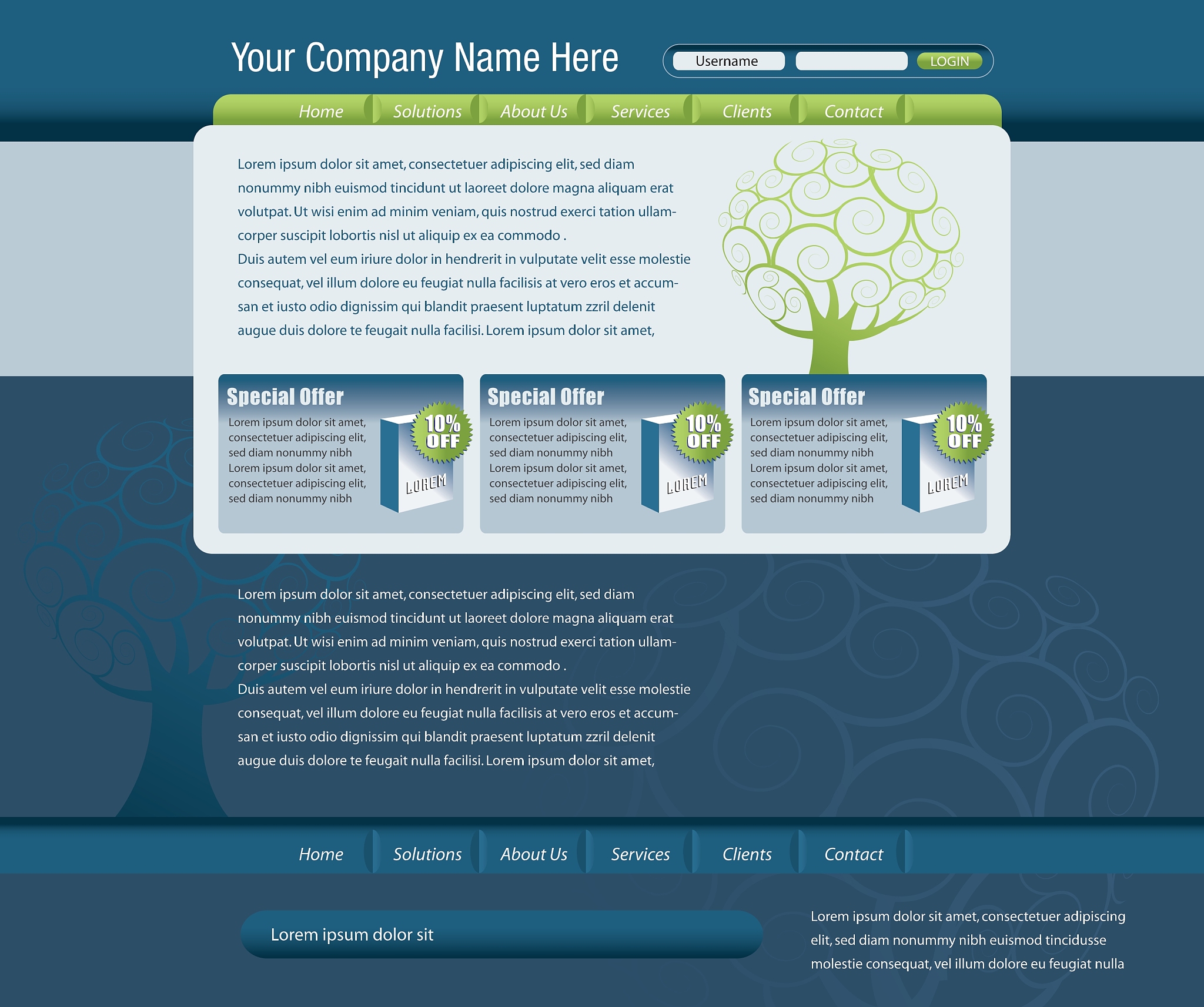 web template
