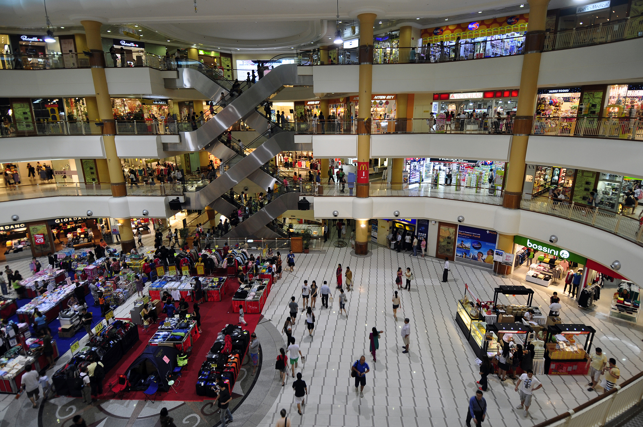 the mall
