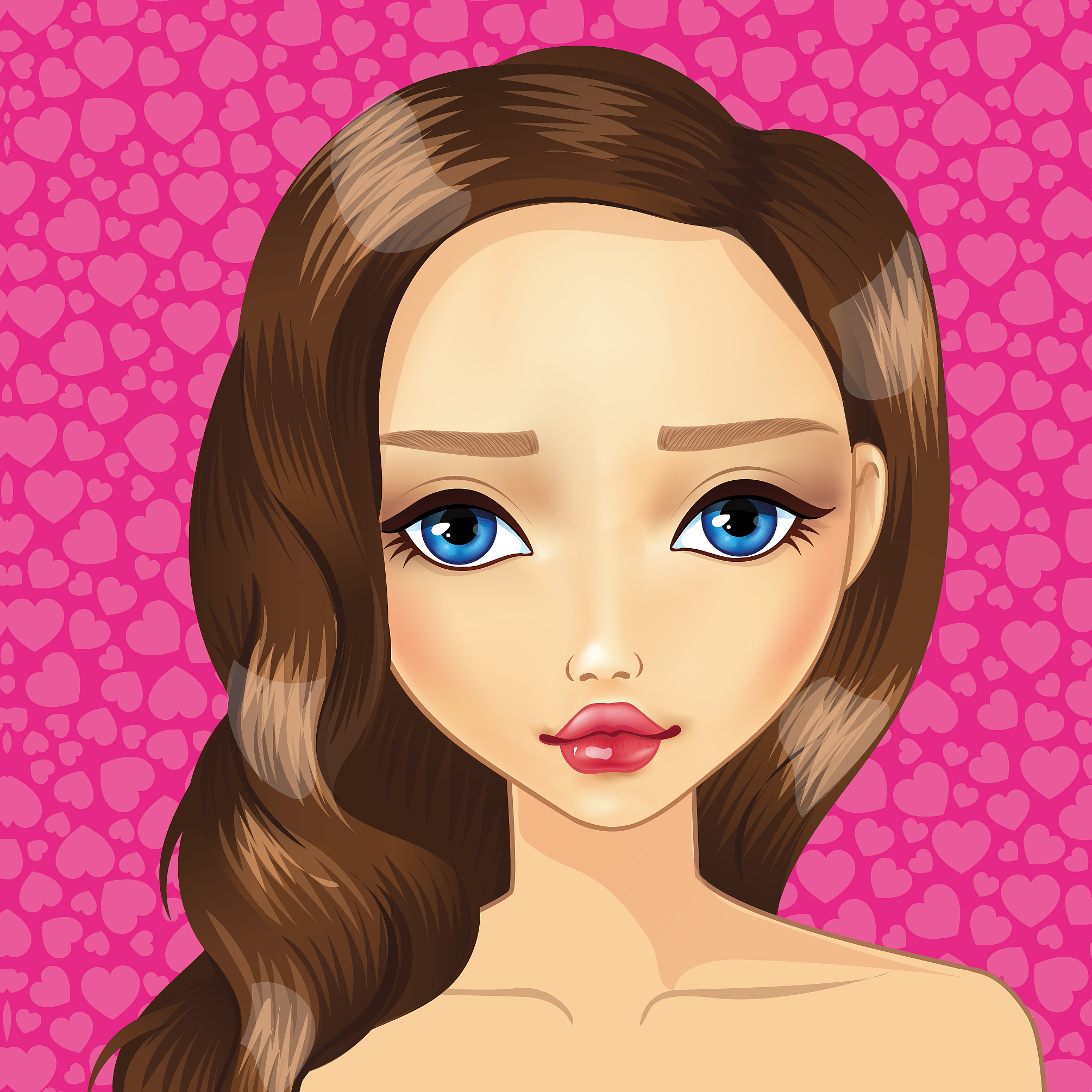 男生头像：这个男生头像是一个帅气的男孩子他有着橙色的头发和大眼睛。他的眉毛是厚厚的让人觉得他很有亲和力。他穿着一件蓝色的卫衣胸前有一个小小的心形图案。他嘴角微微上扬好像在对着你微笑。这个头像看起来很阳光、很活泼适合作为男生社交软件的情侣头像。女生头像：这个女生头像是一个可爱的小姑娘她有着长长的棕色头发和大大的眼睛。她的眉毛是弯弯的让人觉得她很温柔。她穿着一件粉色的连衣裙上面有一个小小的蝴蝶结。她嘴