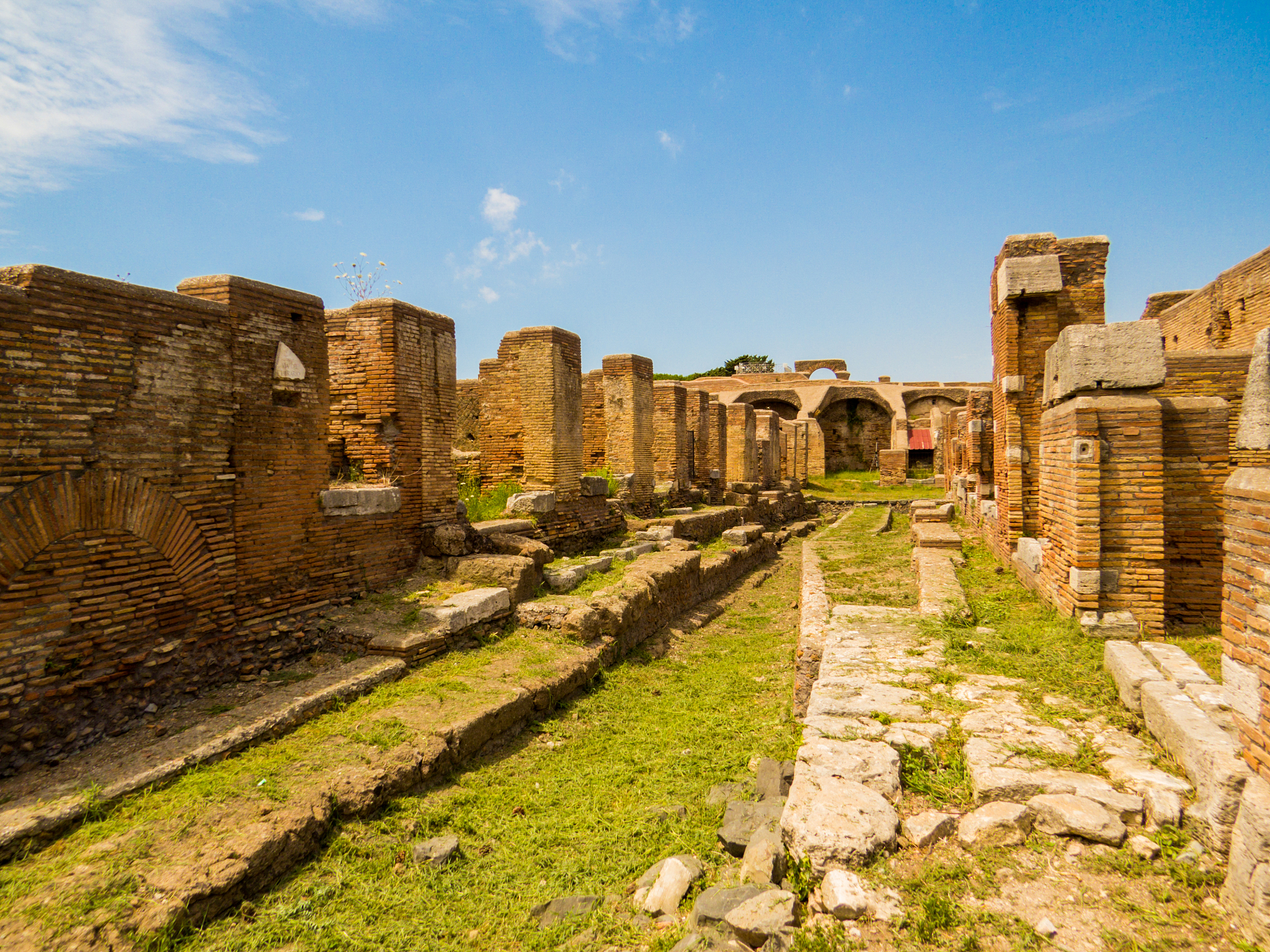 ostia antica, rome, italy