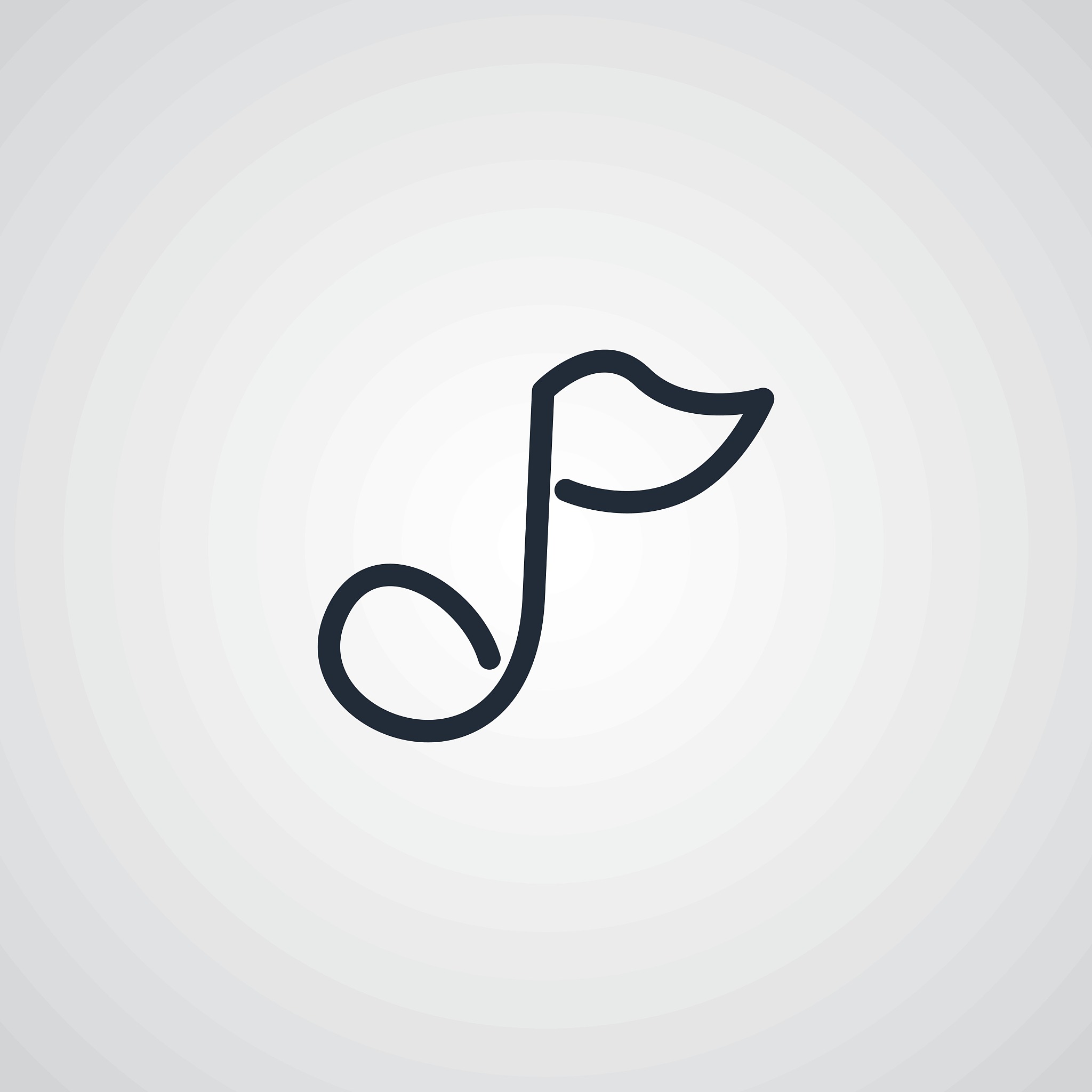 music flat icon