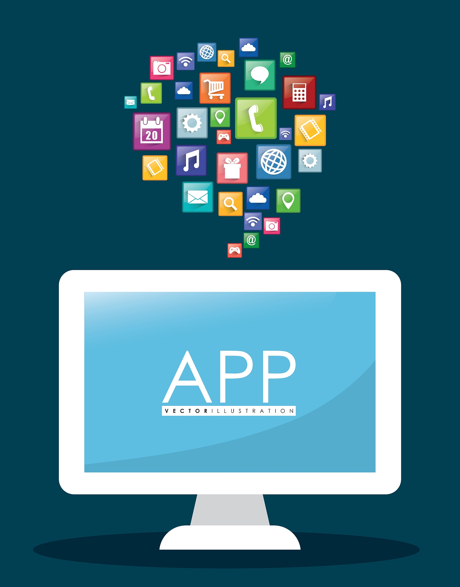 technology icon design