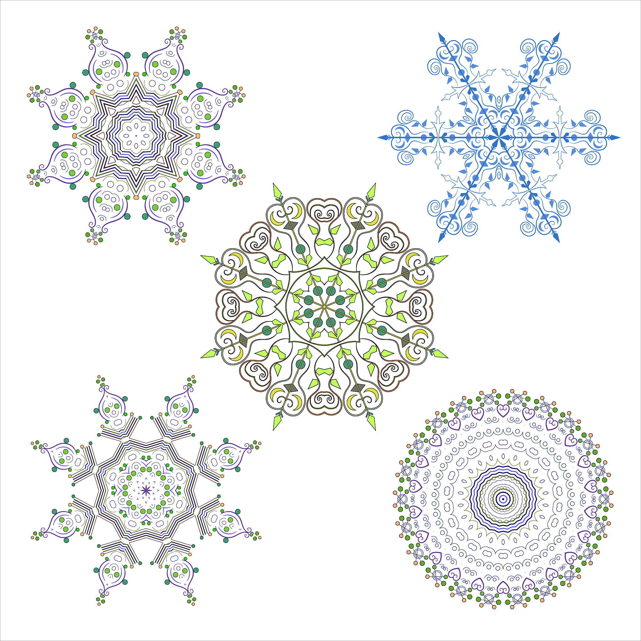 科赫雪花：无限复杂的几何图形
