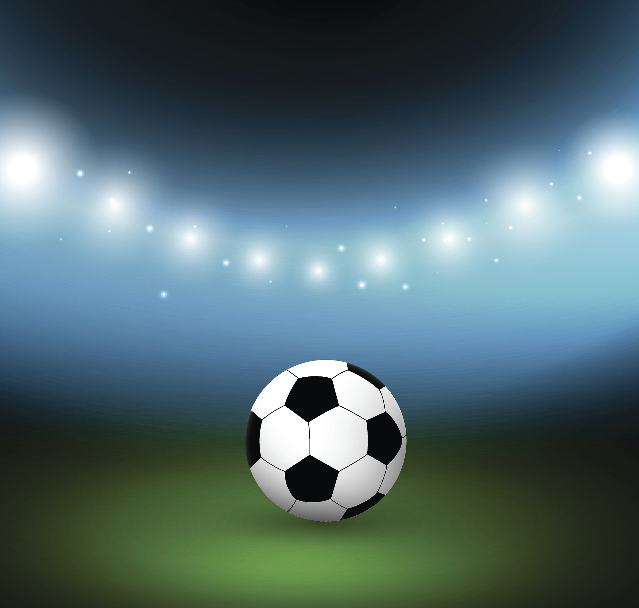 soccer ball on a field